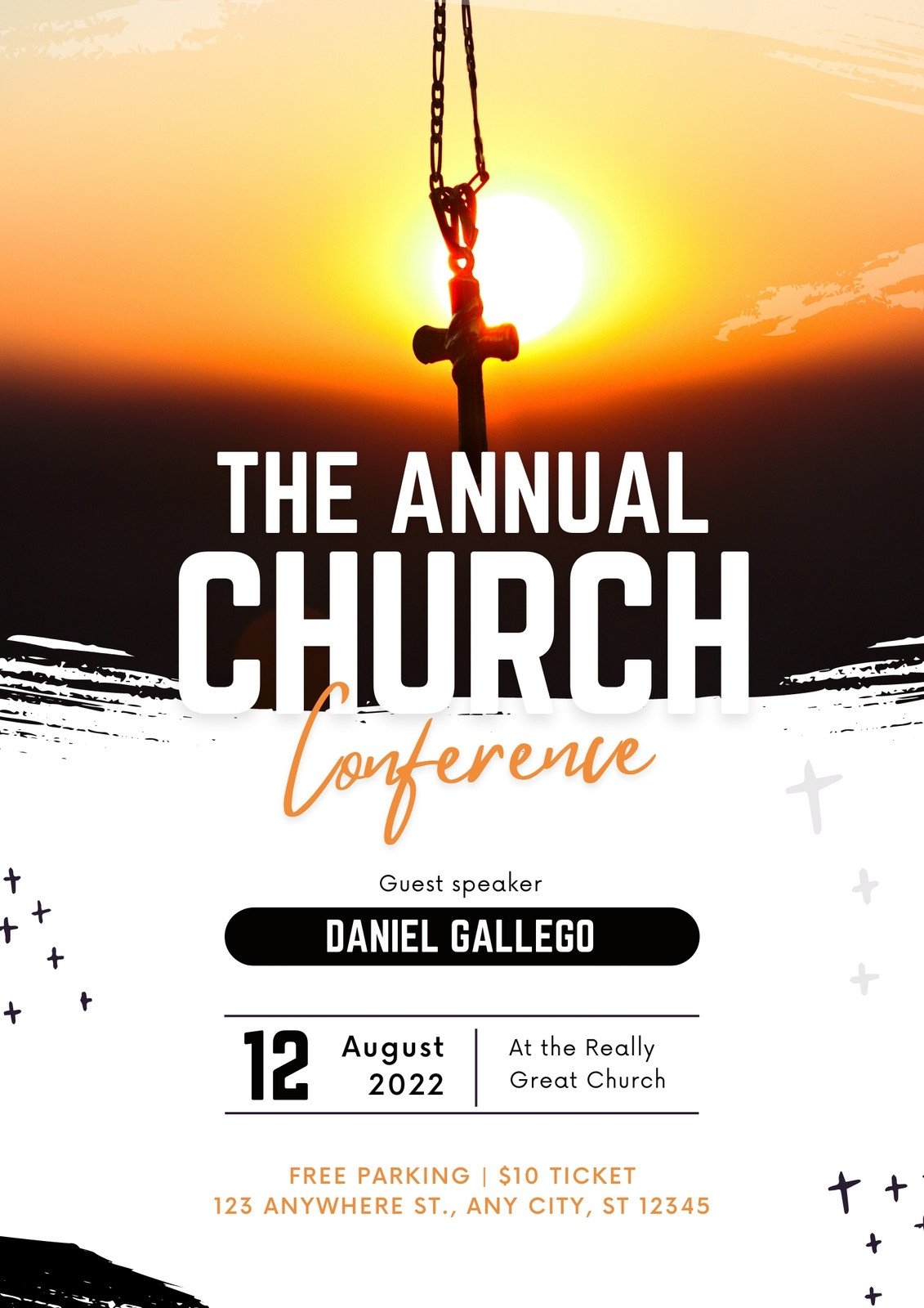 Free Printable Customizable Church Flyer Templates Canva