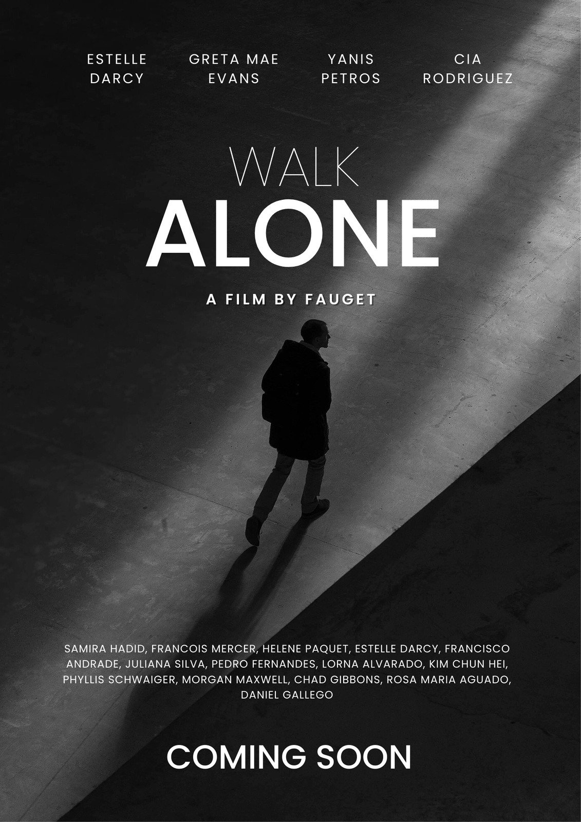 Free Printable Movie Poster Template