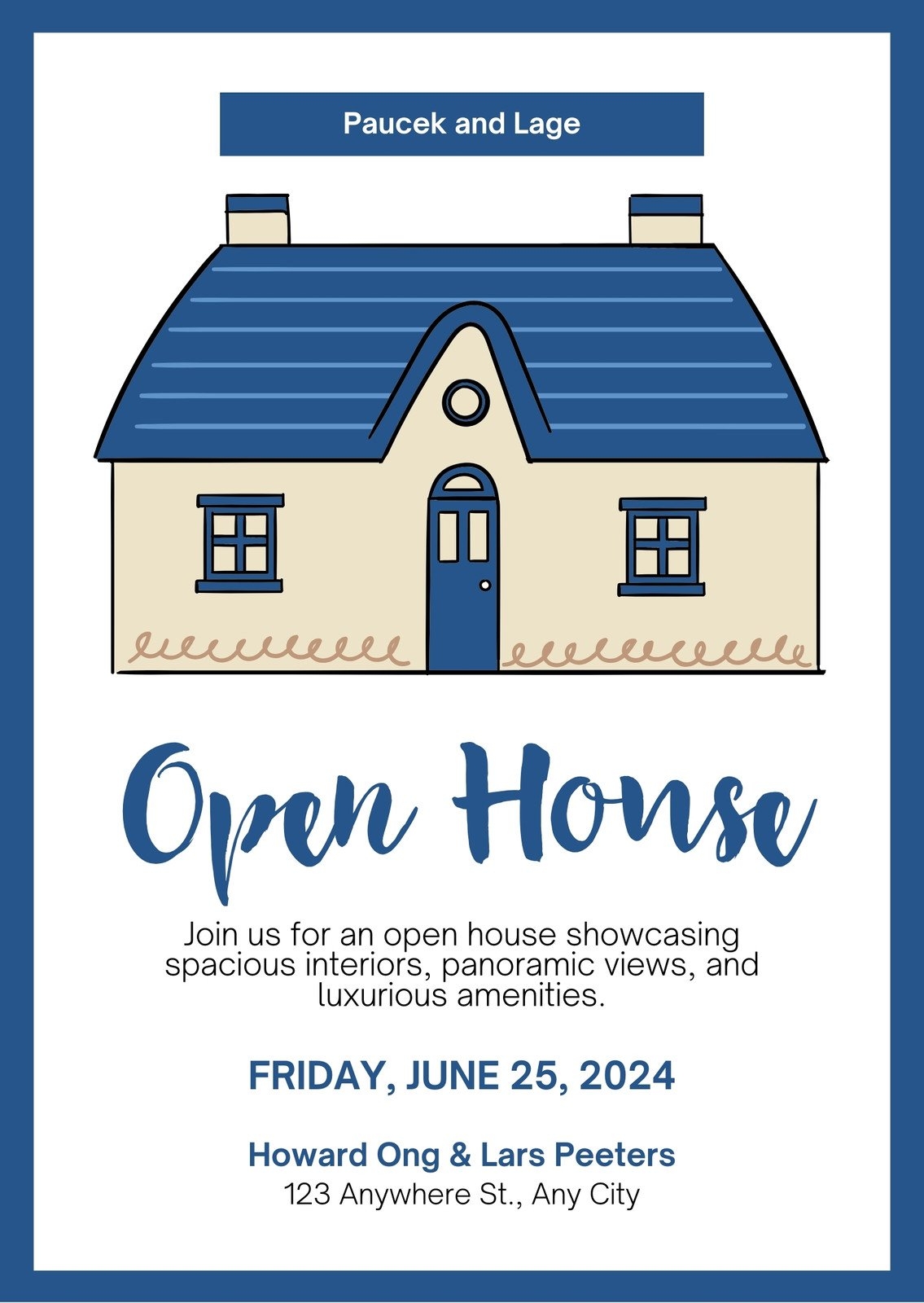 Free Printable Open House Invitation Templates
