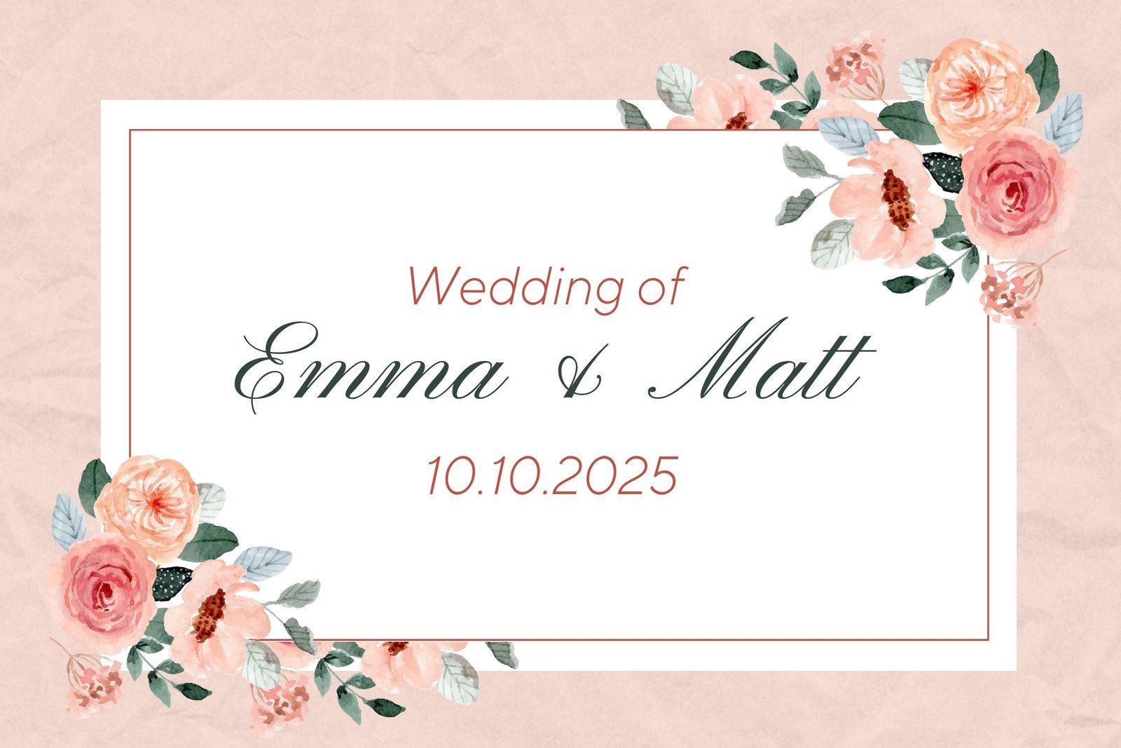 Free Printable Customizable Wedding Label Templates Canva