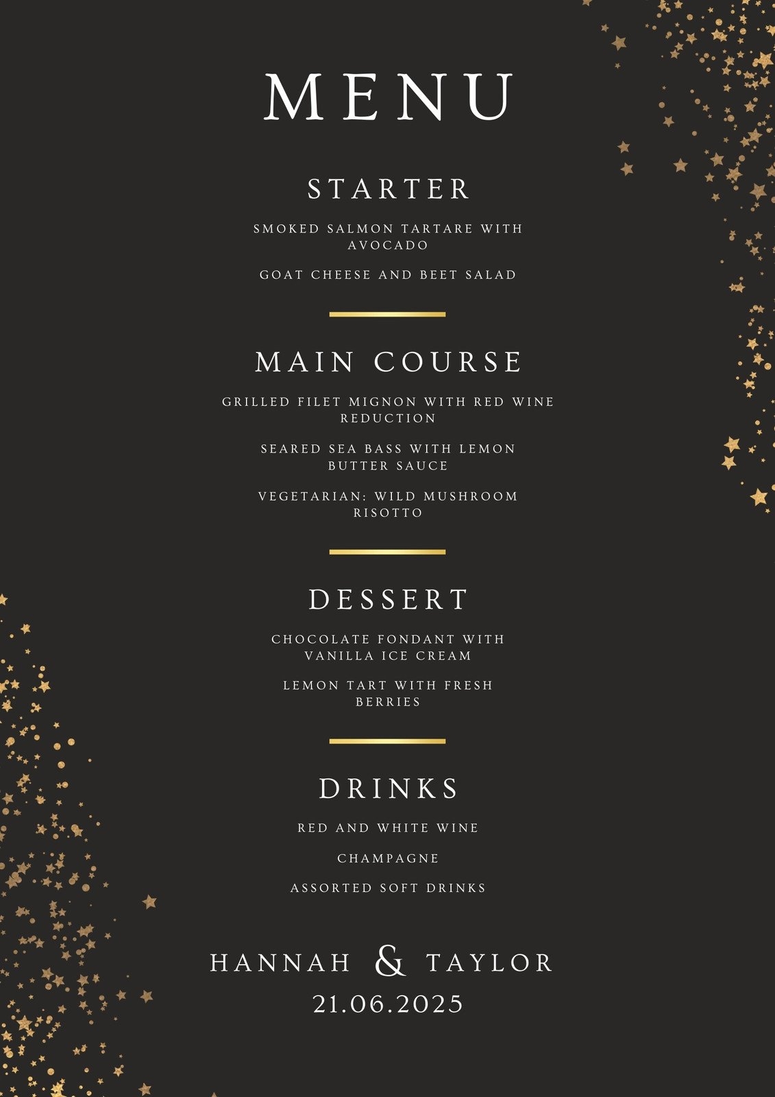 Free Printable Customizable Wedding Menu Templates Canva Free Printable Customizable Wedding Menu Templates Canva