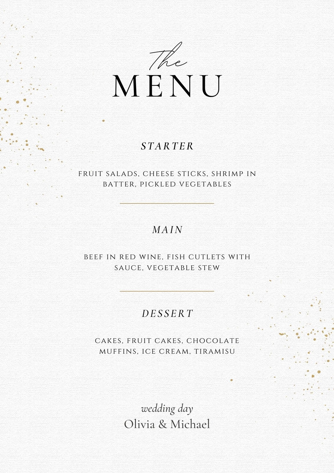 Free Printable Customizable Wedding Menu Templates Canva Free Printable Customizable Wedding Menu Templates Canva