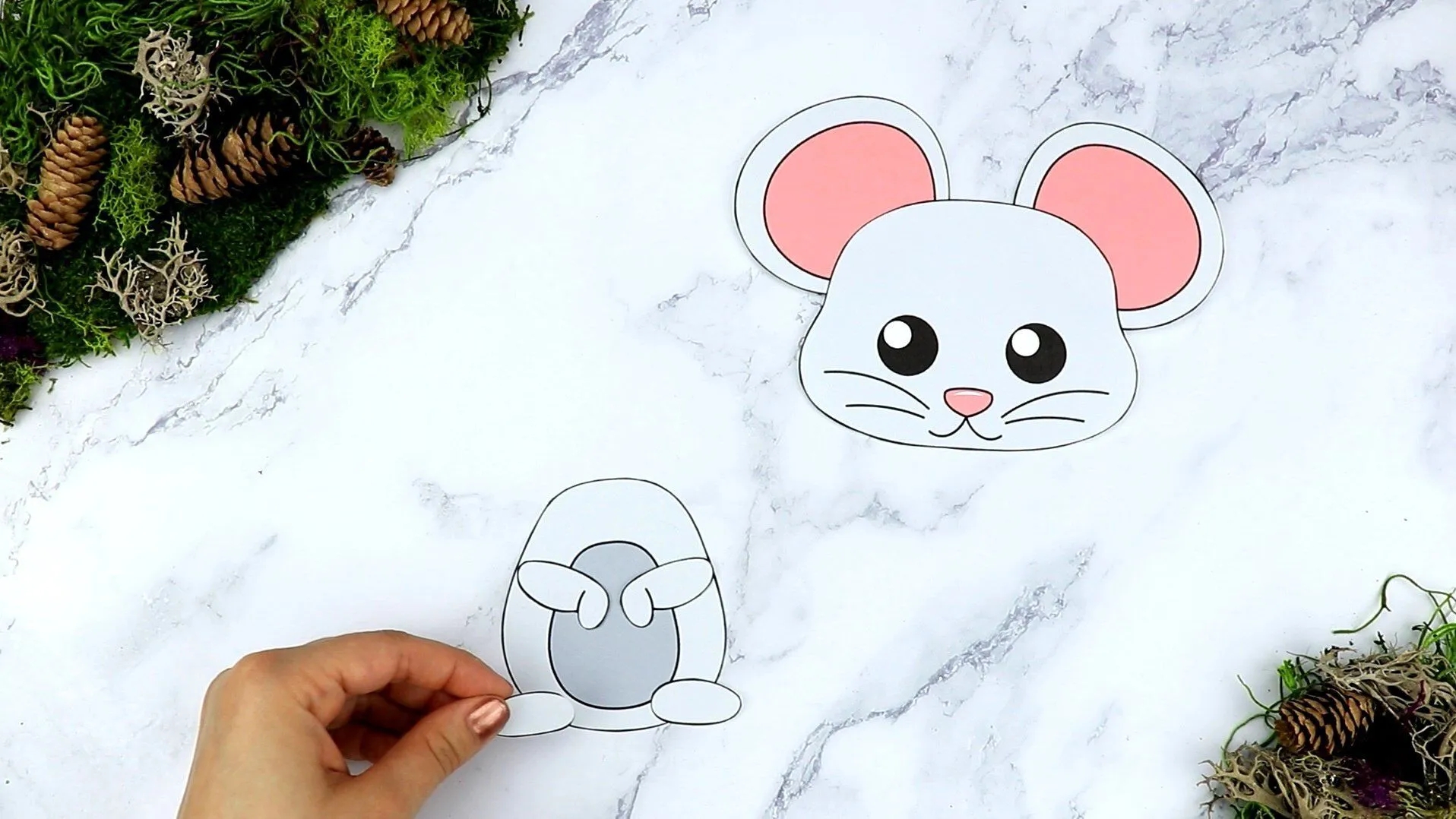 Free Printable Cut And Paste Mouse Craft For Kids Simple Mom Project Free Printable Cut And Paste Mouse Craft For Kids Simple Mom Project