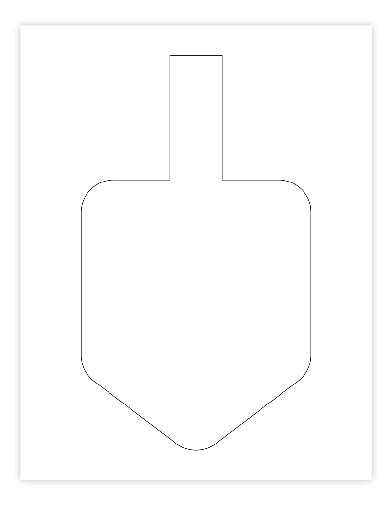 Free Printable Dreidel Template Two Sizes Pjs And Paint Free Printable Dreidel Template Two Sizes Pjs And Paint