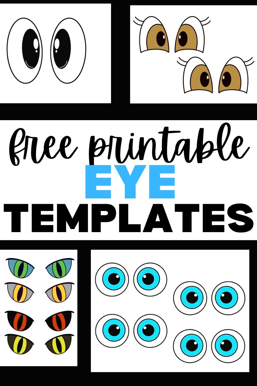 Free Printable Safety Eyes Template
