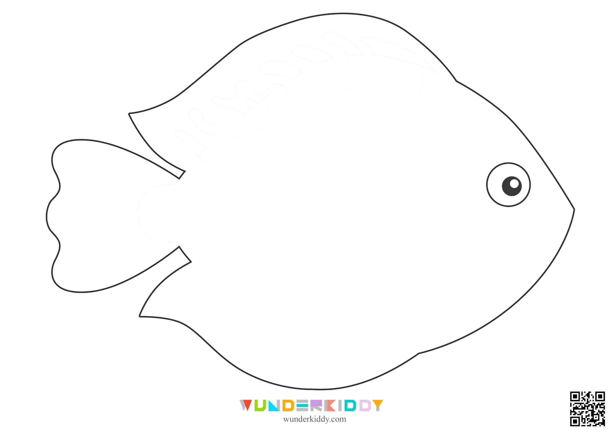 Free Printable Large Fish Template Free Printable Large Fish Template