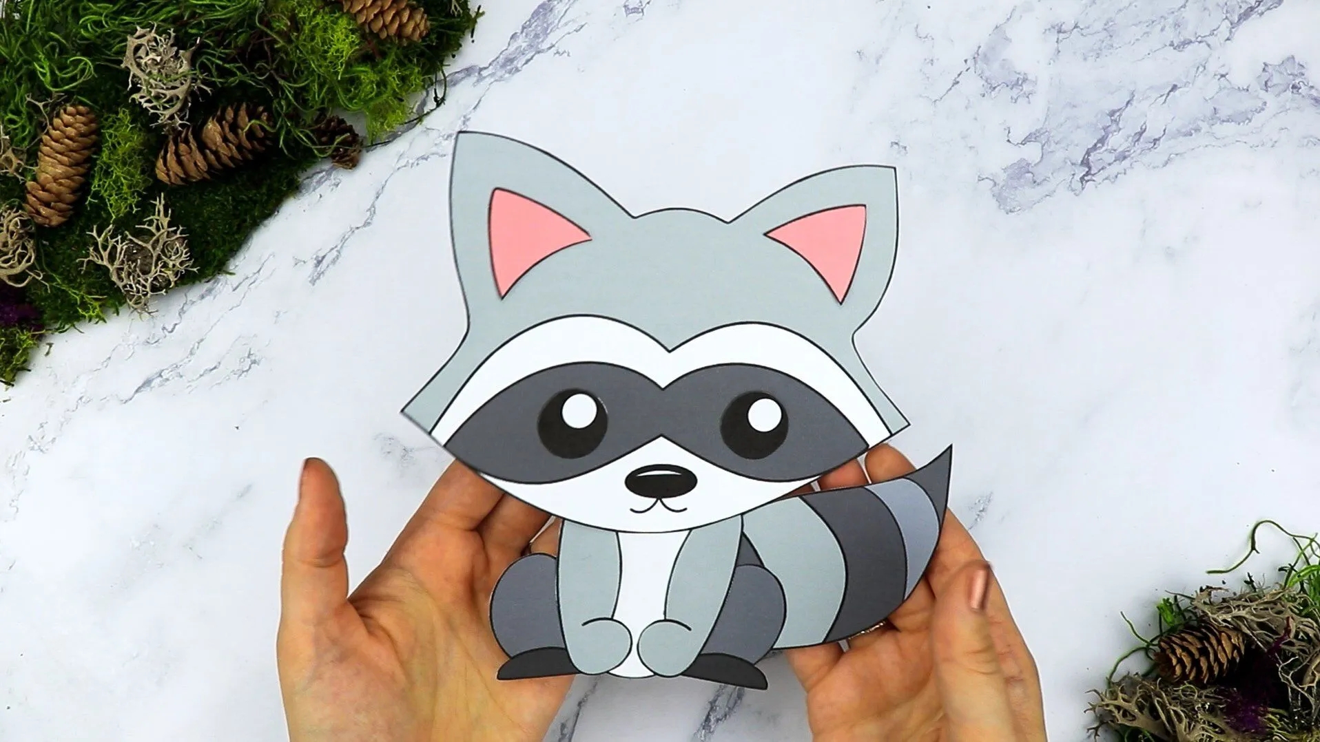 Free Printable Forest Raccoon Craft For Kids Simple Mom Project