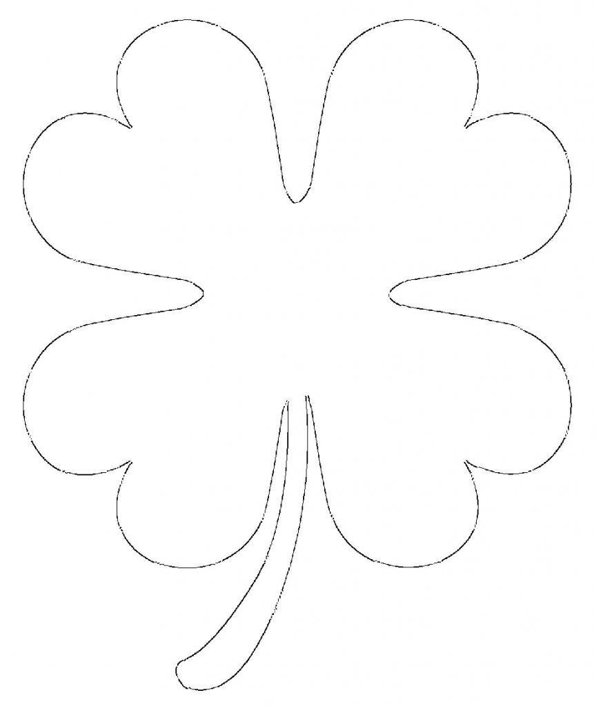 Free Printable Leaves Heart Shape Template