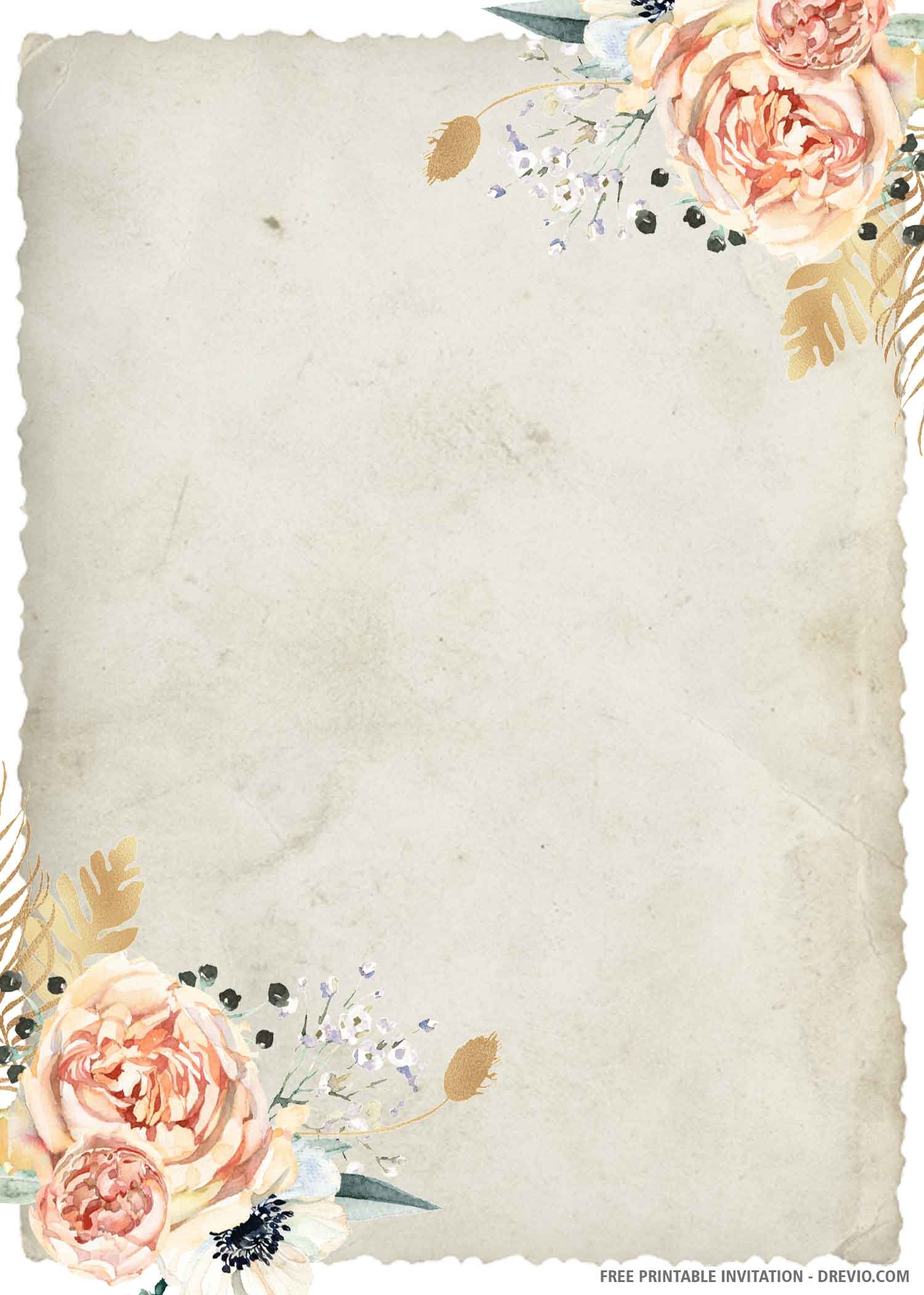 Free Printable Invitation Card Template