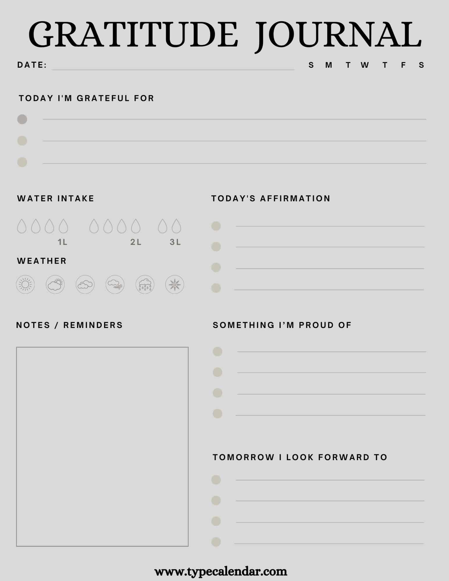 Free Printable Journal Template Free Printable Journal Template