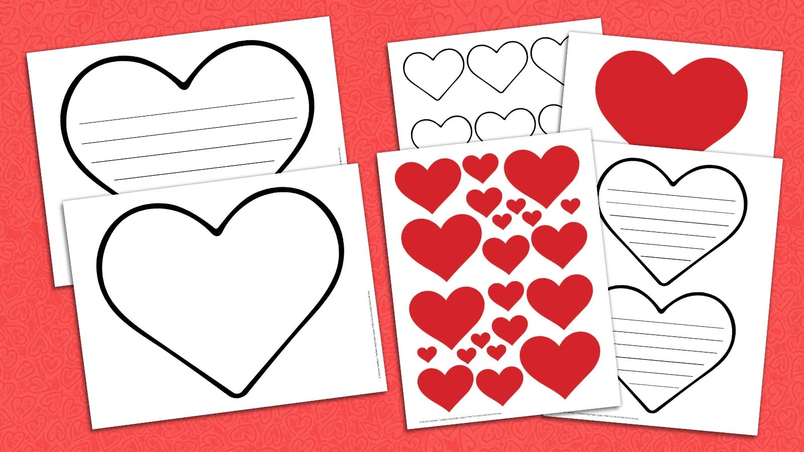 Free Printable Heart Bundle Free Printable Heart Bundle