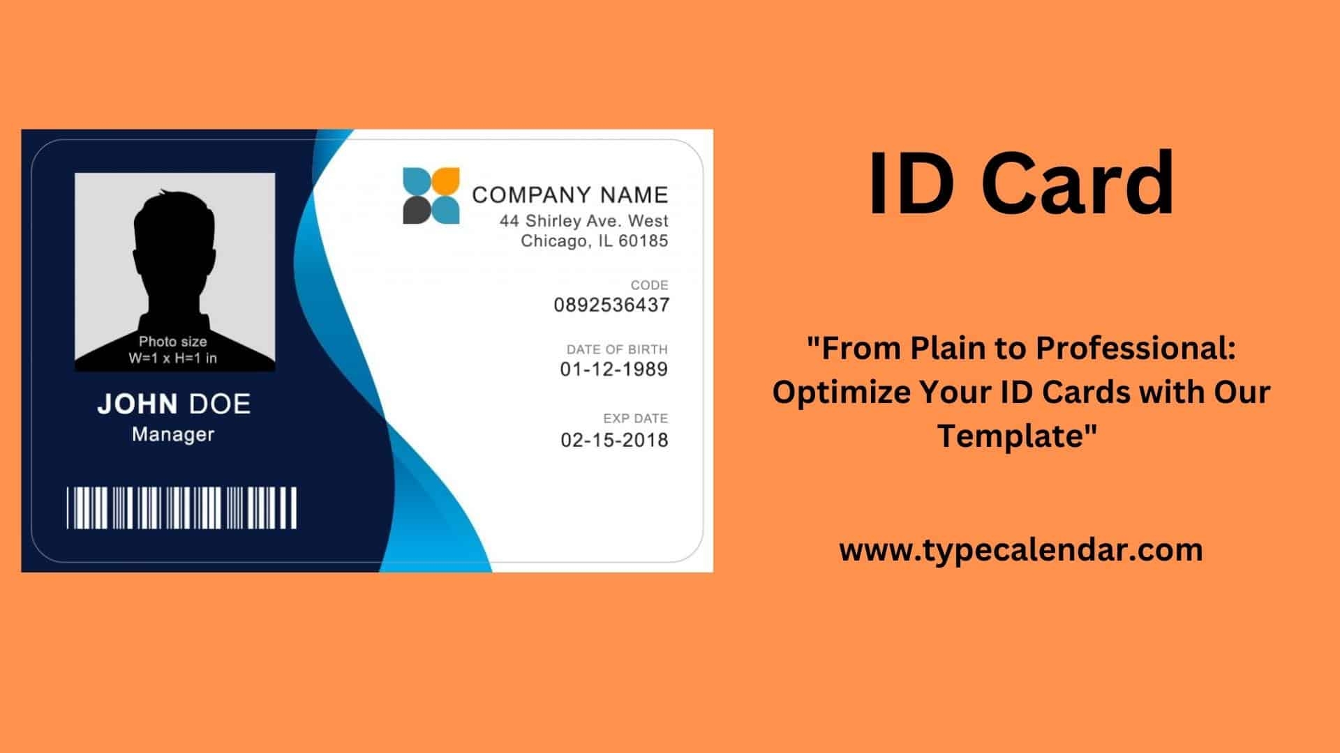 Free Printable ID Card Template Create Yours Now PDF Word Free Printable ID Card Template Create Yours Now PDF Word