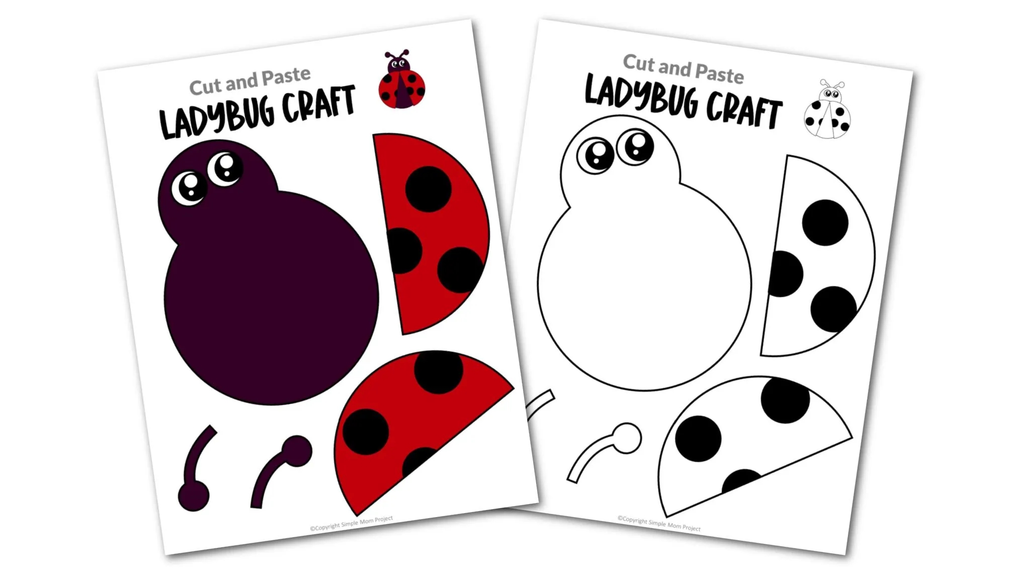 Free Printable Ladybug Craft Template Simple Mom Project Free Printable Ladybug Craft Template Simple Mom Project