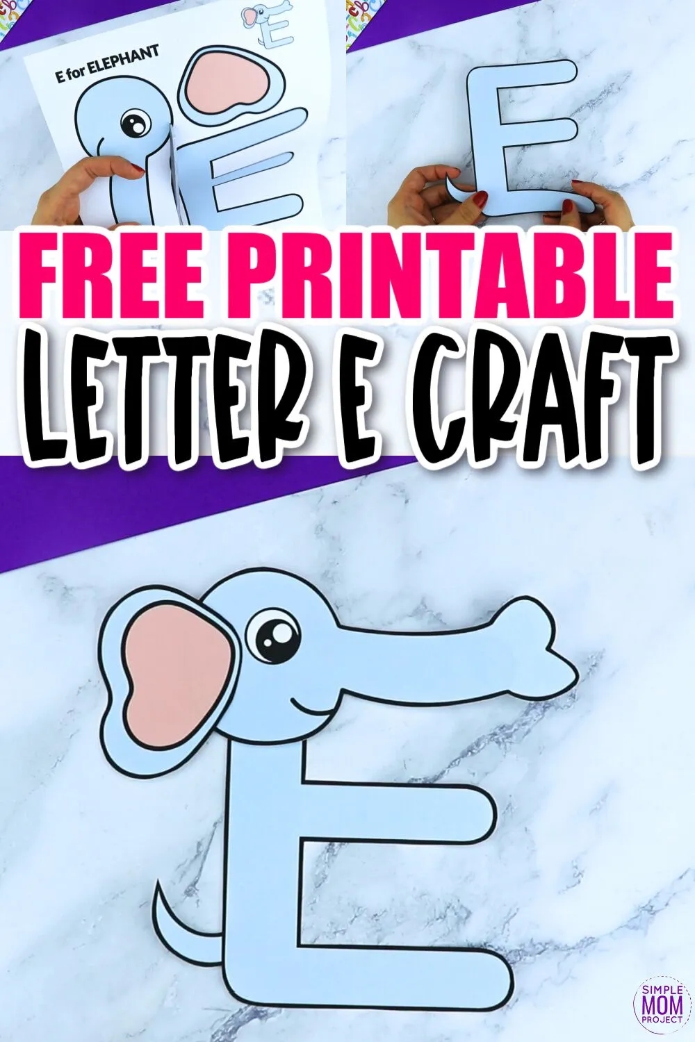Free Printable Letter E Craft Template Simple Mom Project Free Printable Letter E Craft Template Simple Mom Project