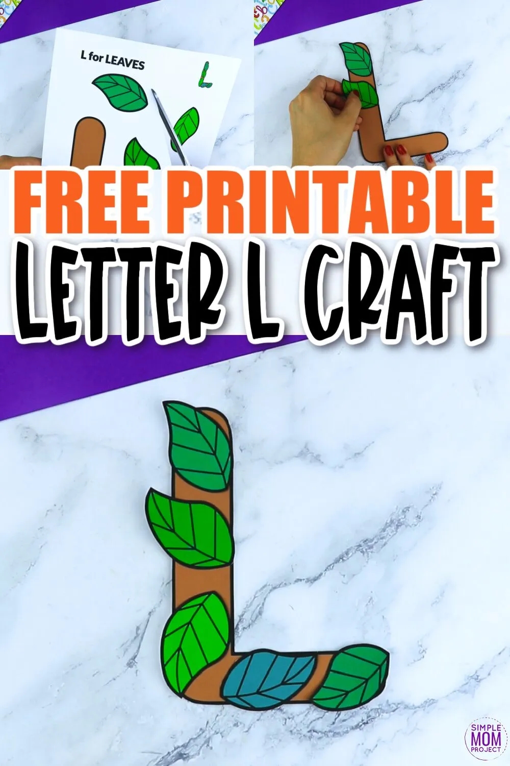 Free Printable Letter L Craft Template Simple Mom Project