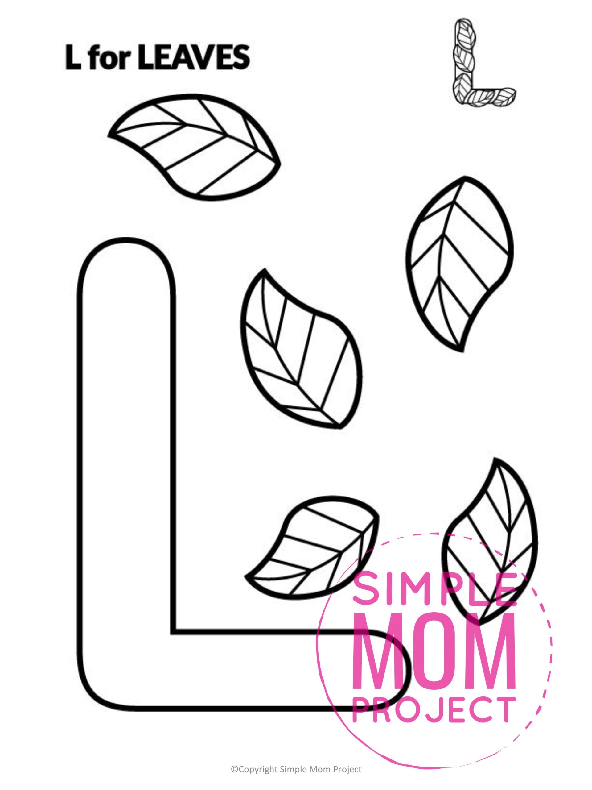 Free Printable Letter L Craft Template