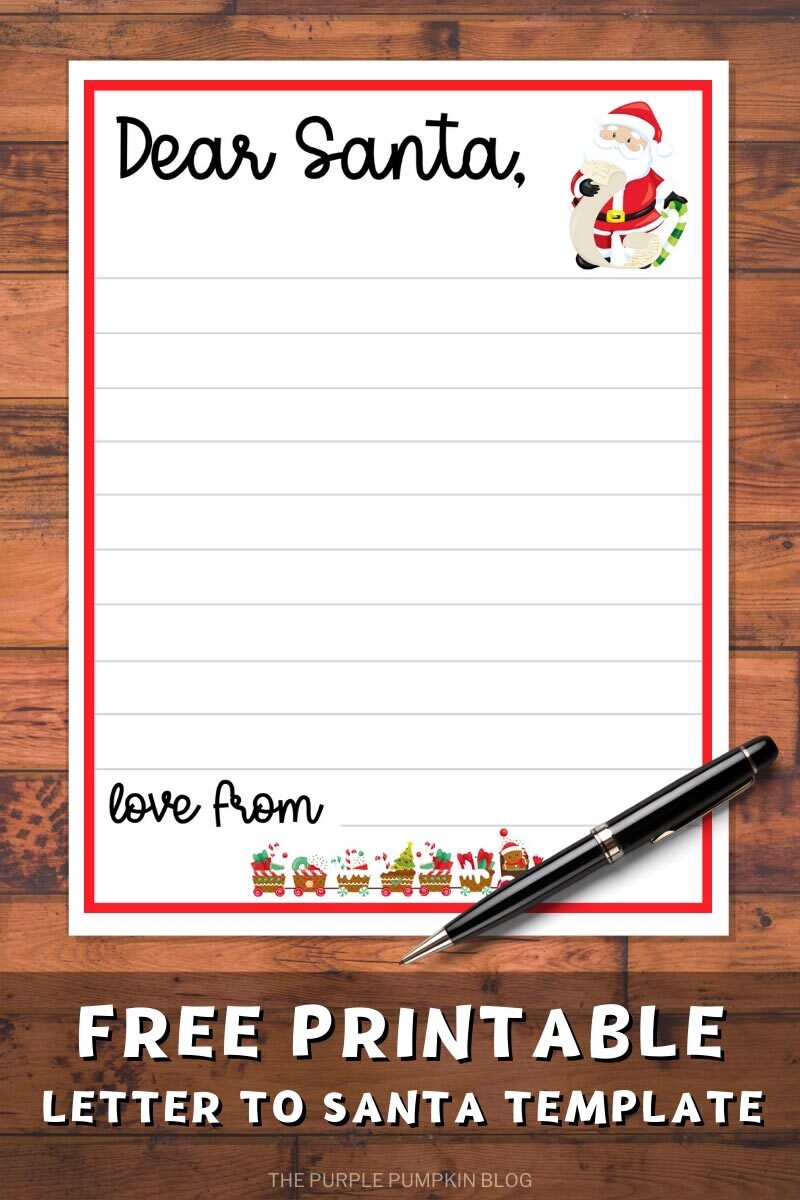 Free Printable Letter To Santa U0026 Envelope Templates Free Printable Letter To Santa U0026 Envelope Templates