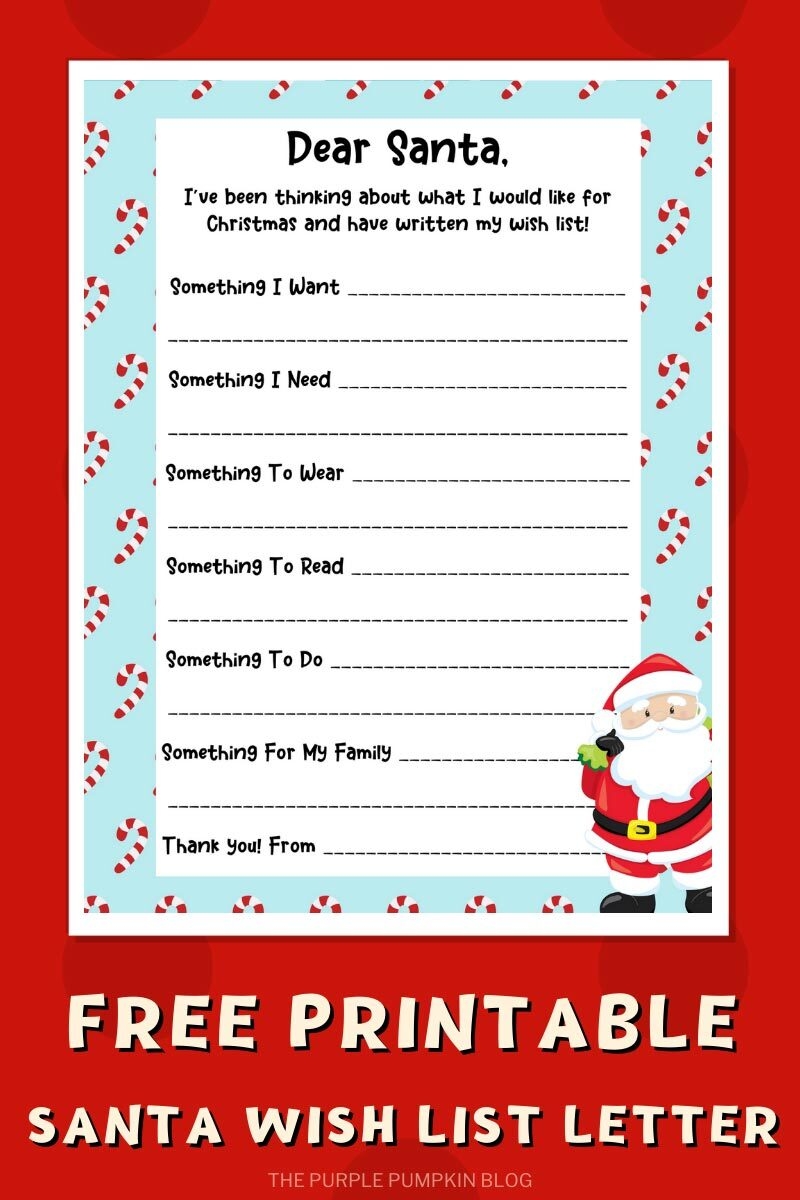Free Printable Letter To Santa U0026 Envelope Templates Free Printable Letter To Santa U0026 Envelope Templates