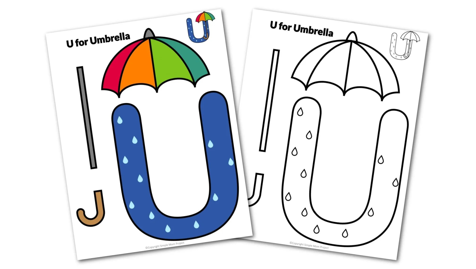 Free Printable Letter U Template