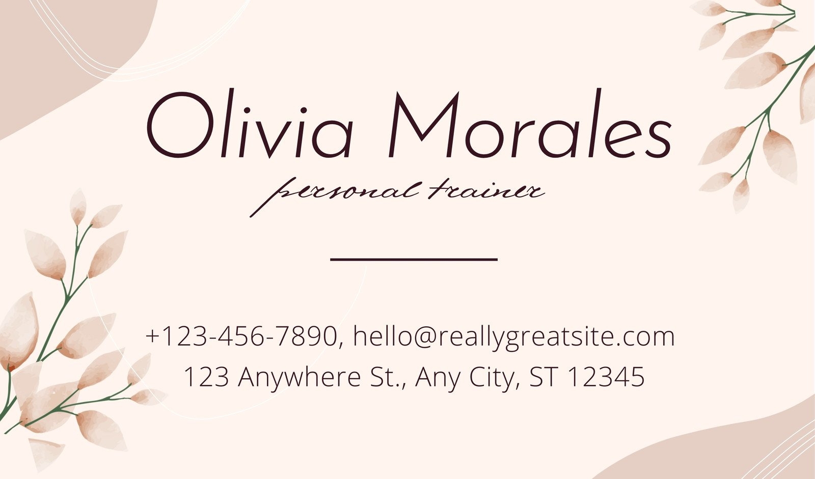 Free Printable Massage Therapist Business Cards Canva
