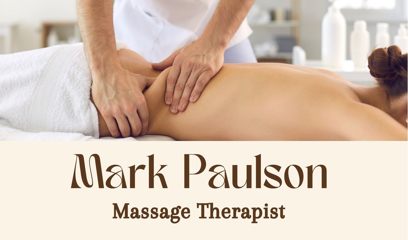 Free Printable Massage Business Card Template