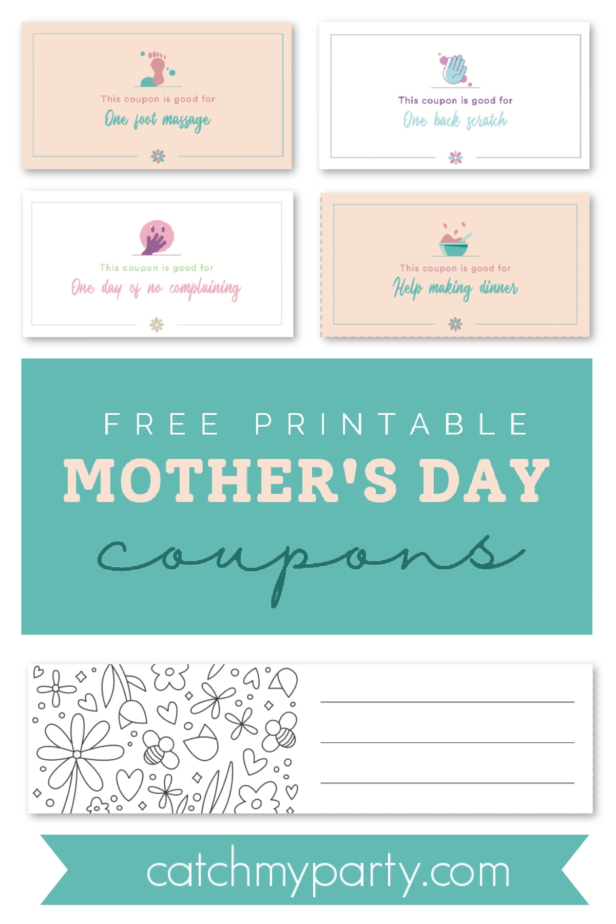Free Printable Mother s Day Coupons Catch My Party Free Printable Mother s Day Coupons Catch My Party