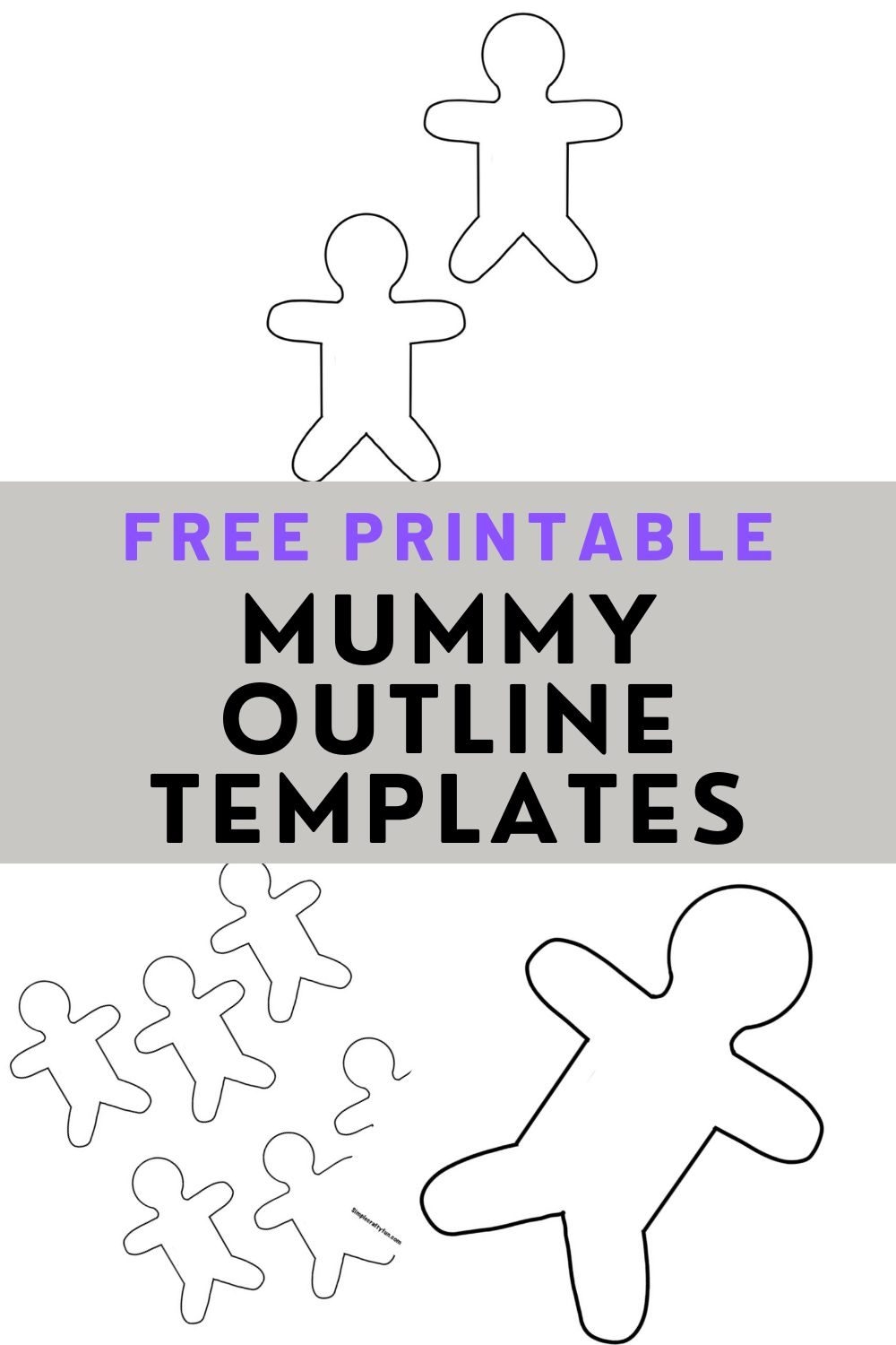 Free Printable Mummy Template Printable