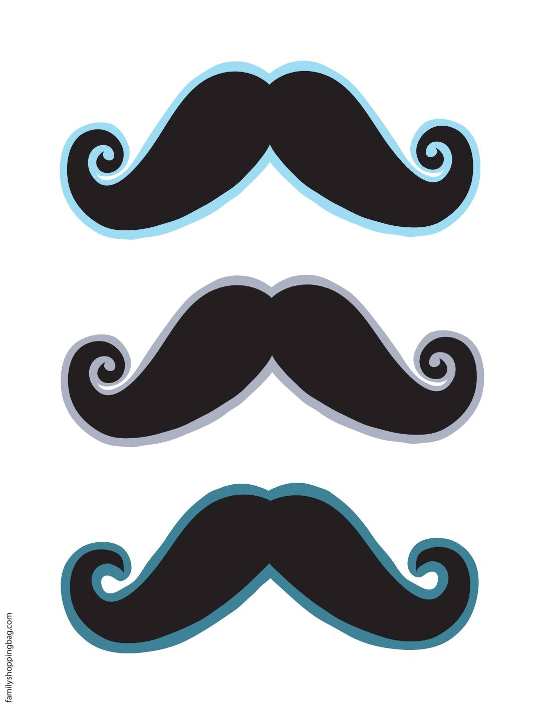 Free Printable Mustache Coloring Pages And More Lil Shannie