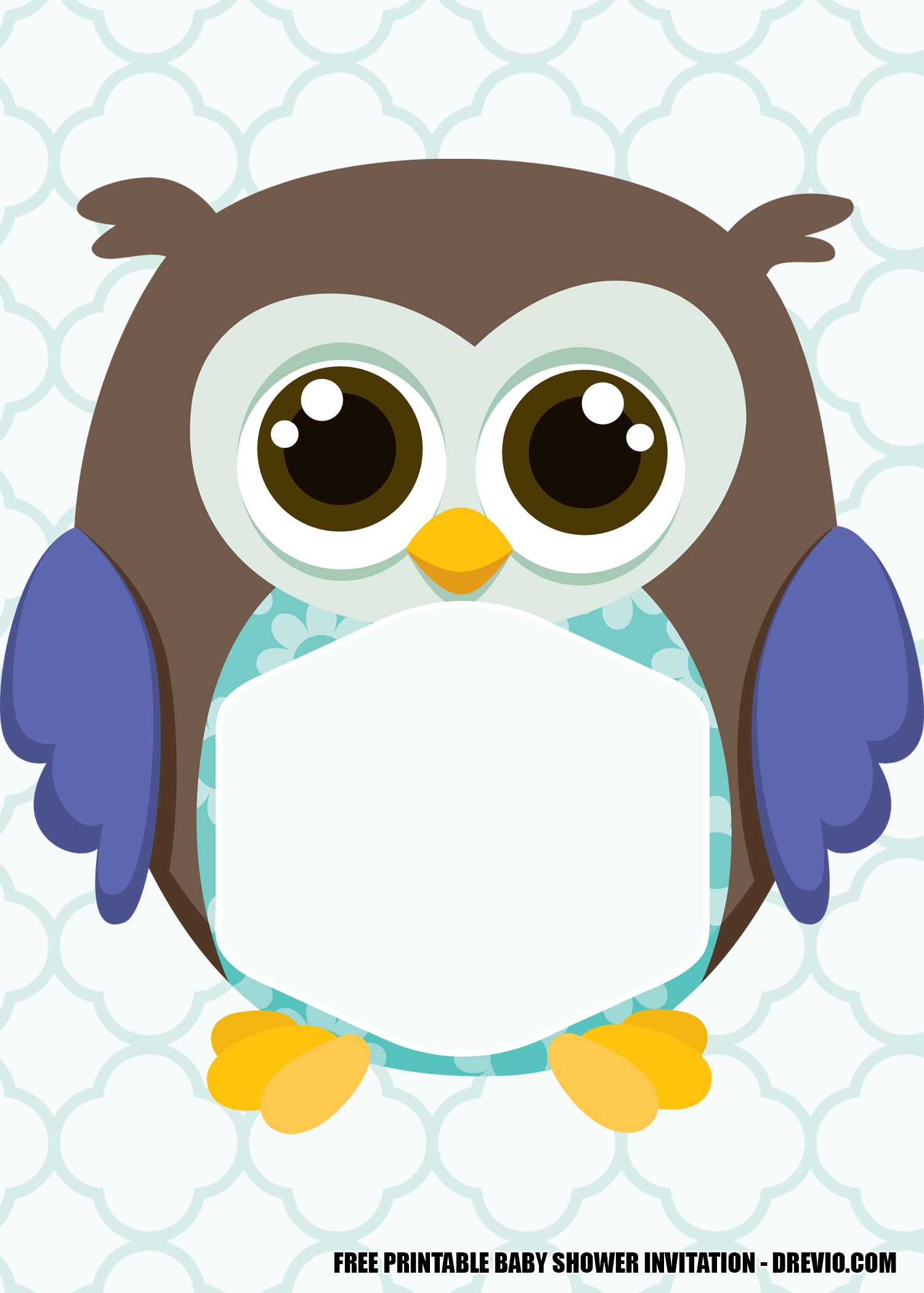 Free Printable Owl Invitation Templates Free Printable Owl Invitation Templates