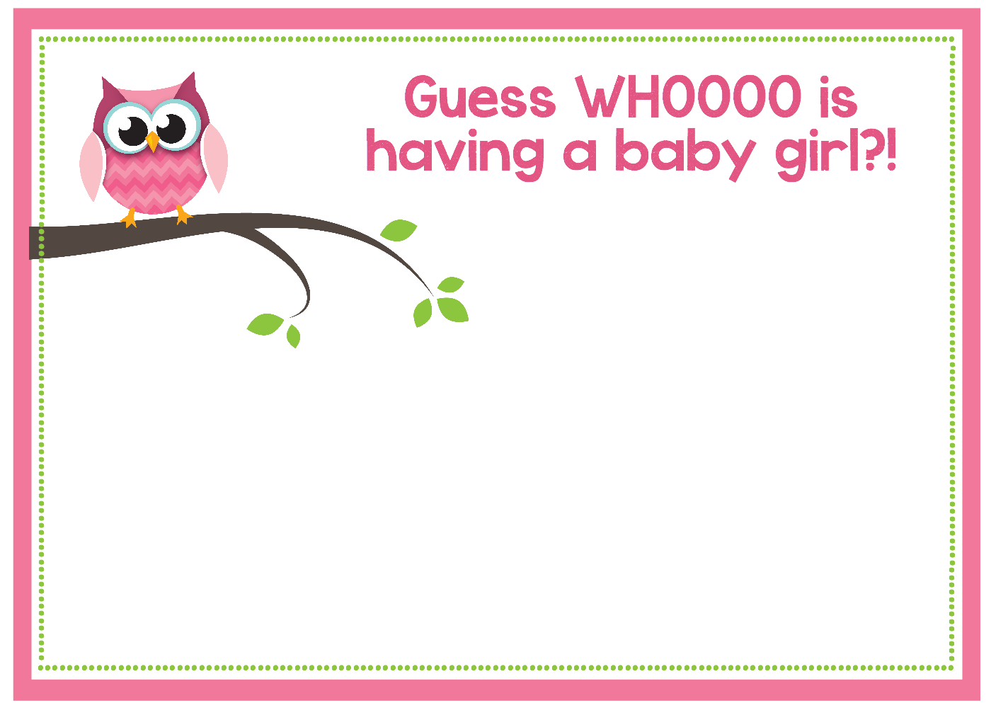 Free Printable Owl Baby Shower Invitations u0026 Other Printables 