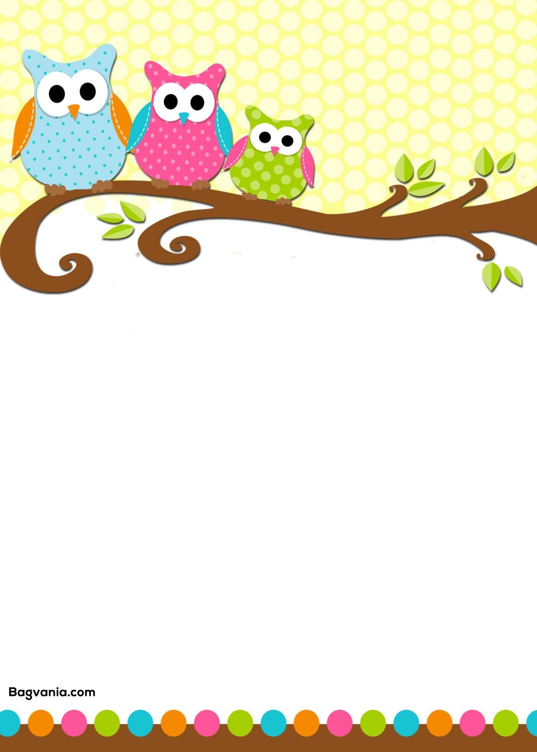 Free Printable Owl Birthday Invitation Templates Free Printable Owl Birthday Invitation Templates
