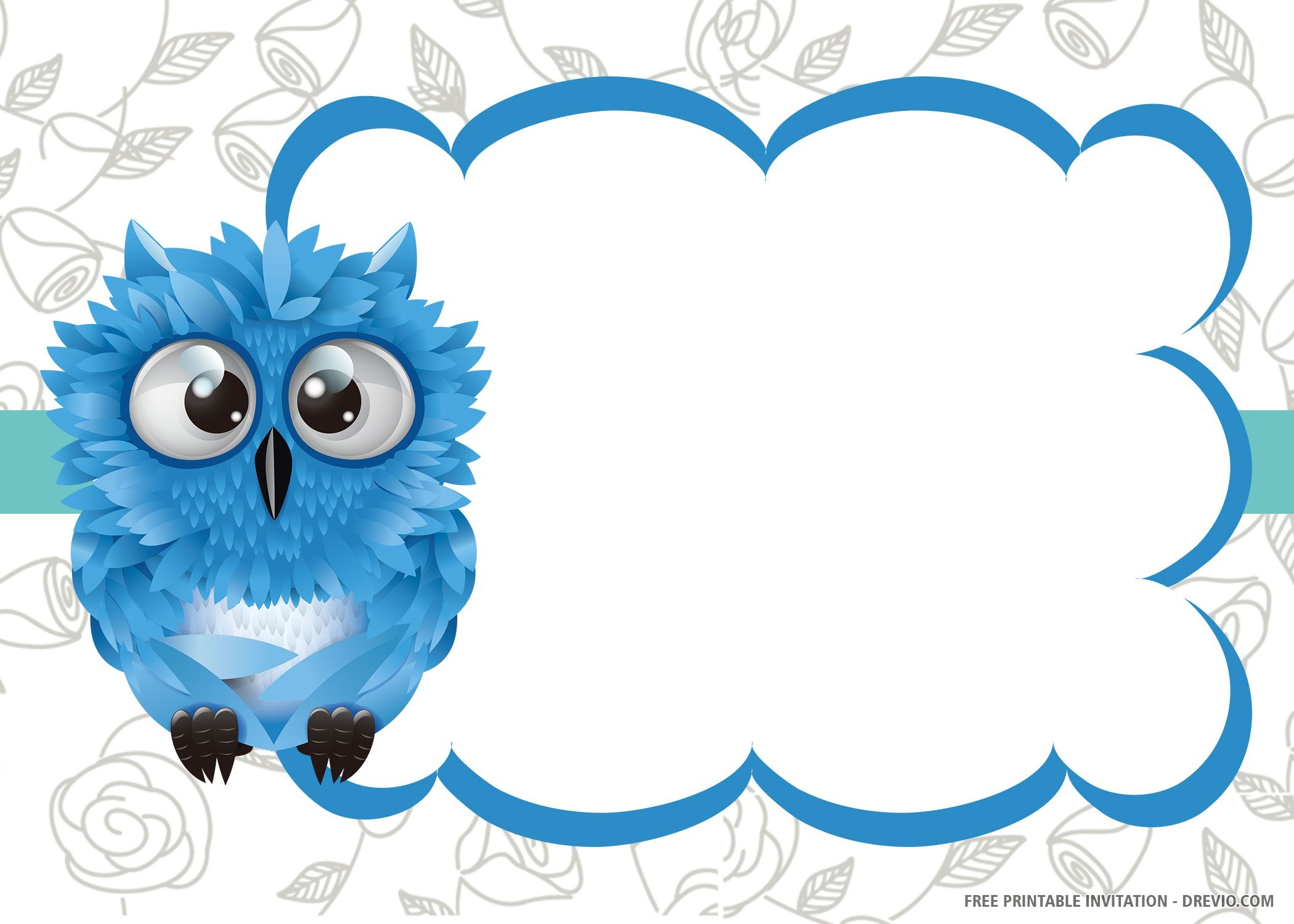 Free Printable Owl Invitation Templates Free Printable Owl Invitation Templates