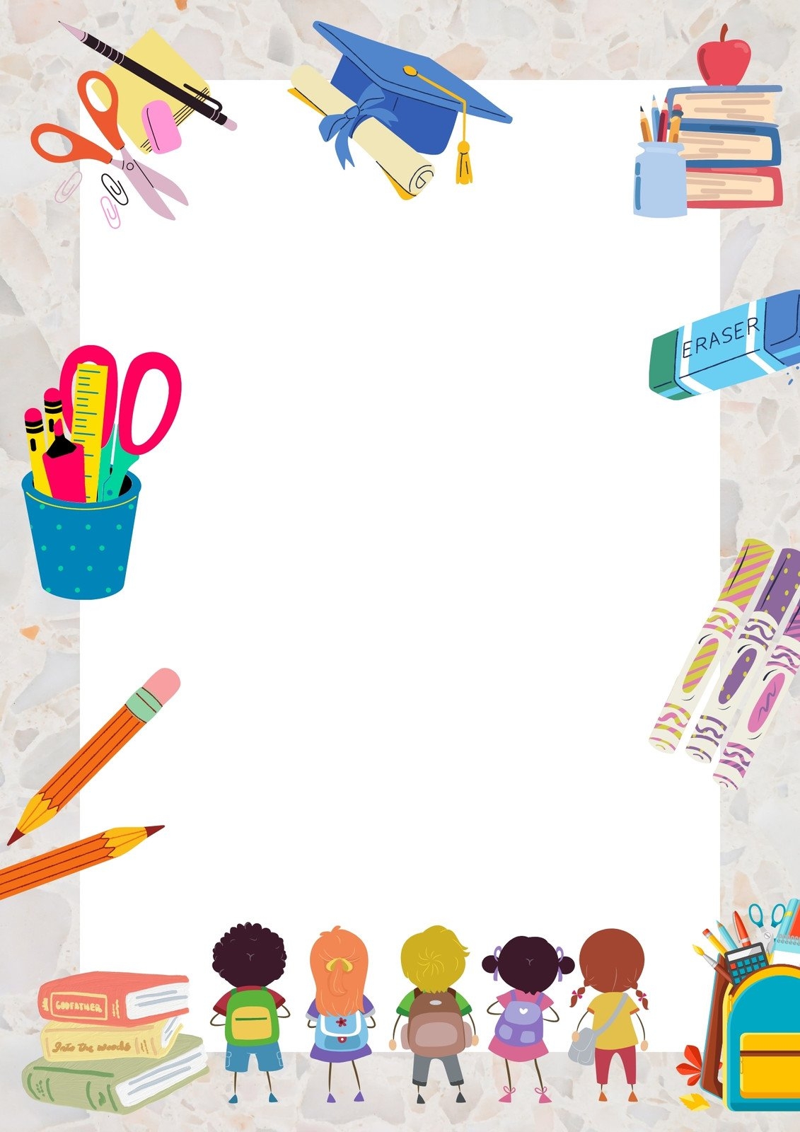 Free Printable Page Border Templates You Can Customize Canva Worksheets Library