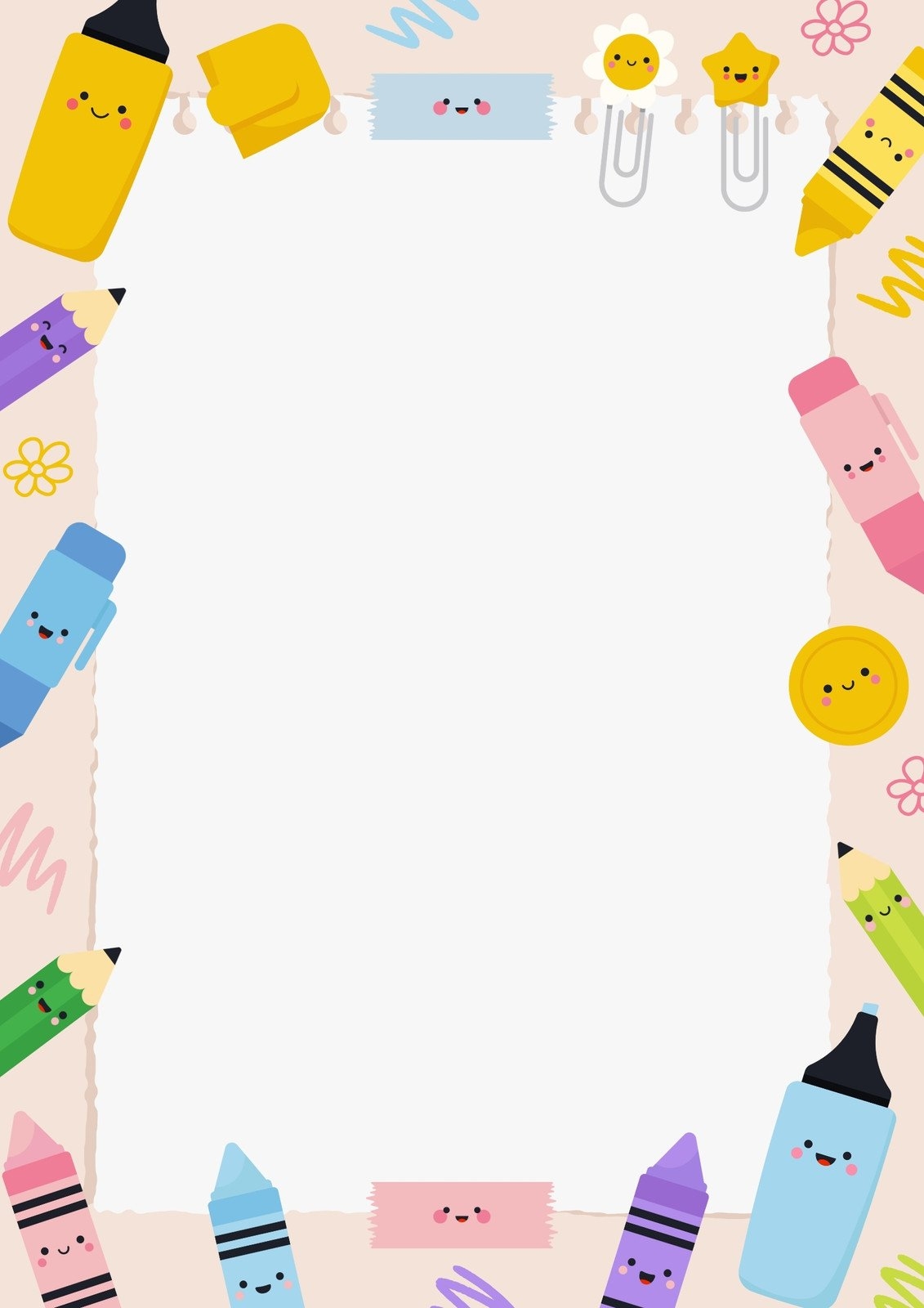 Free Printable School Borders Templates