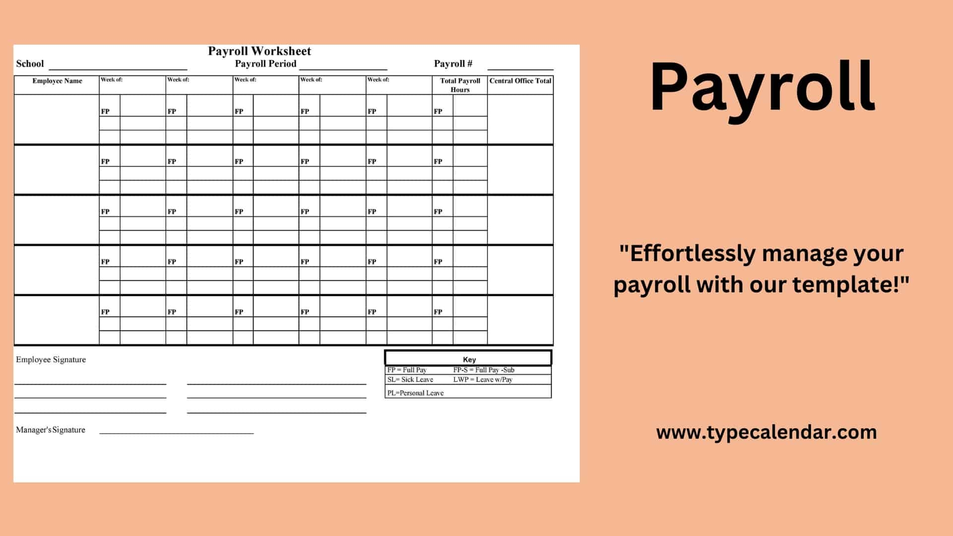 Free Printable Payroll Templates Excel PDF Word Example Free Printable Payroll Templates Excel PDF Word Example