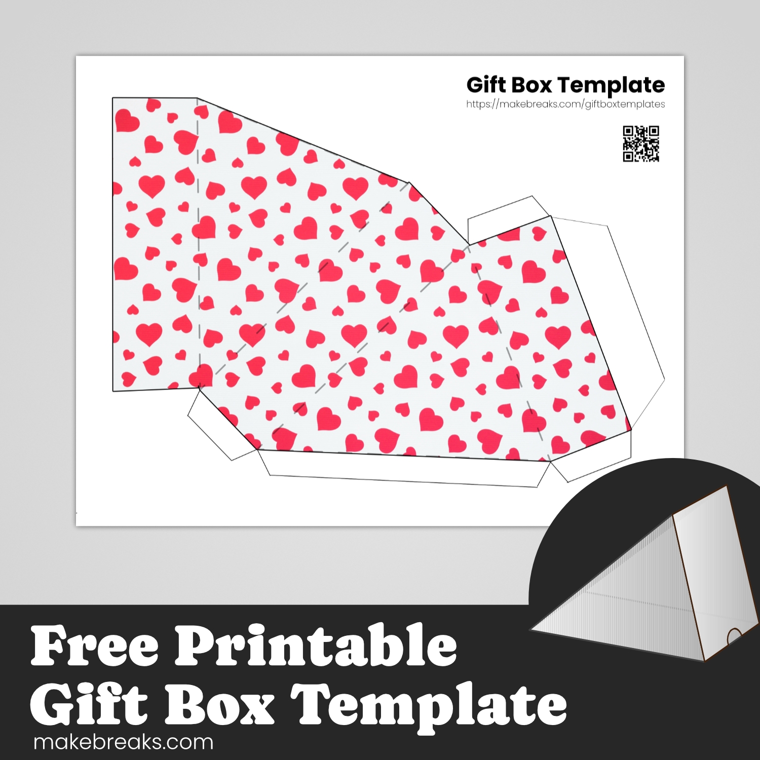 Free Printable Paper Box Template