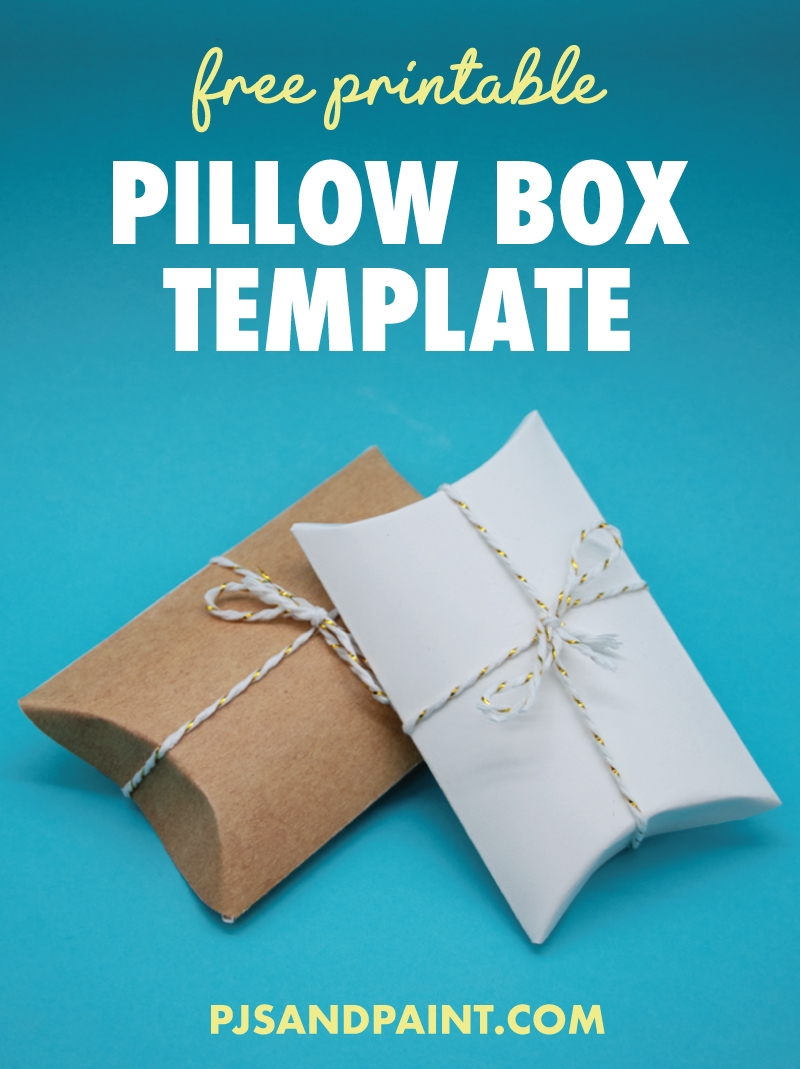 Free Printable Pillow Box Template DIY Gift Box Pjs And Paint Free Printable Pillow Box Template DIY Gift Box Pjs And Paint