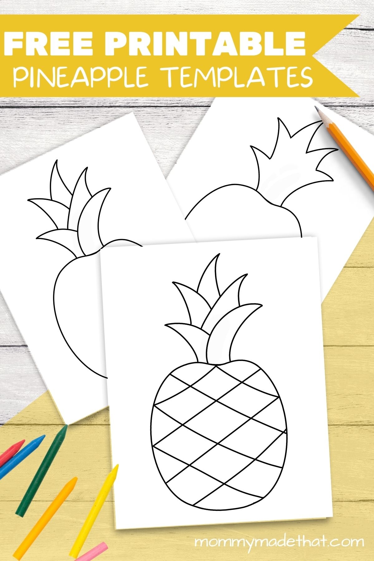 Free Printable Pineapple Templates U0026 Outlines