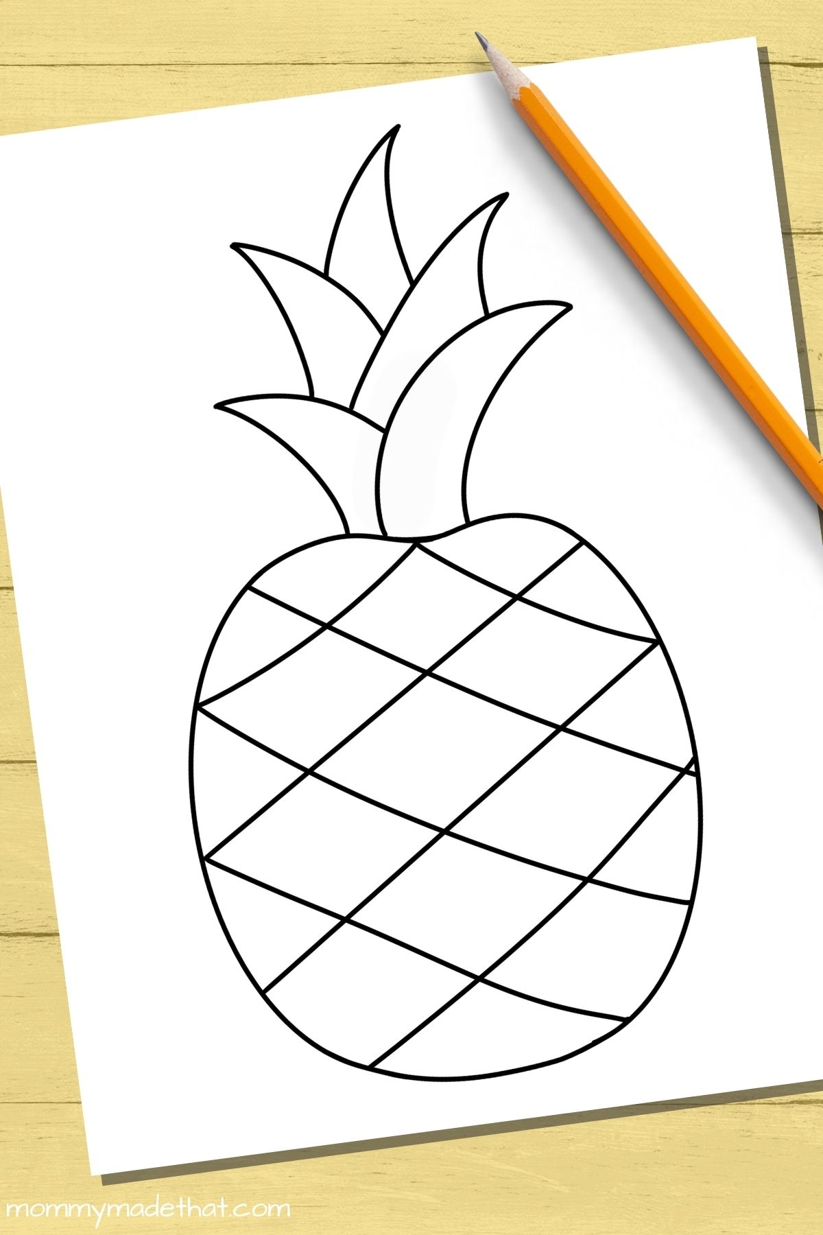 Free Printable Pineapple Templates U0026 Outlines