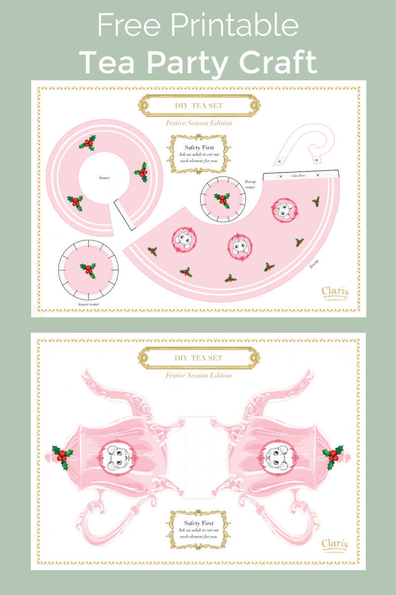 Free Printable Paper Tea Cup Template
