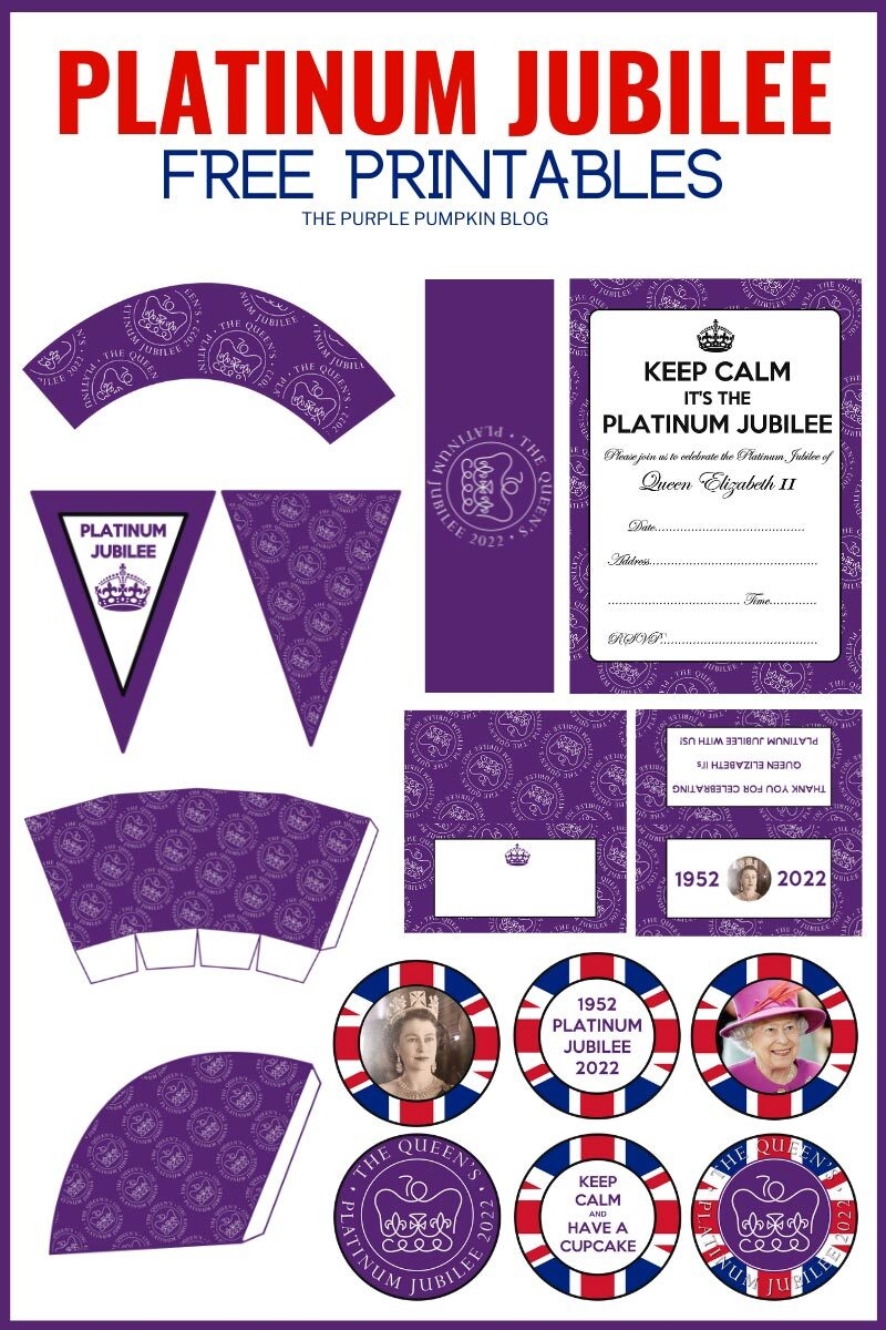Free Printable Platinum Jubilee Decorations Flags Paper Chains U0026 More 