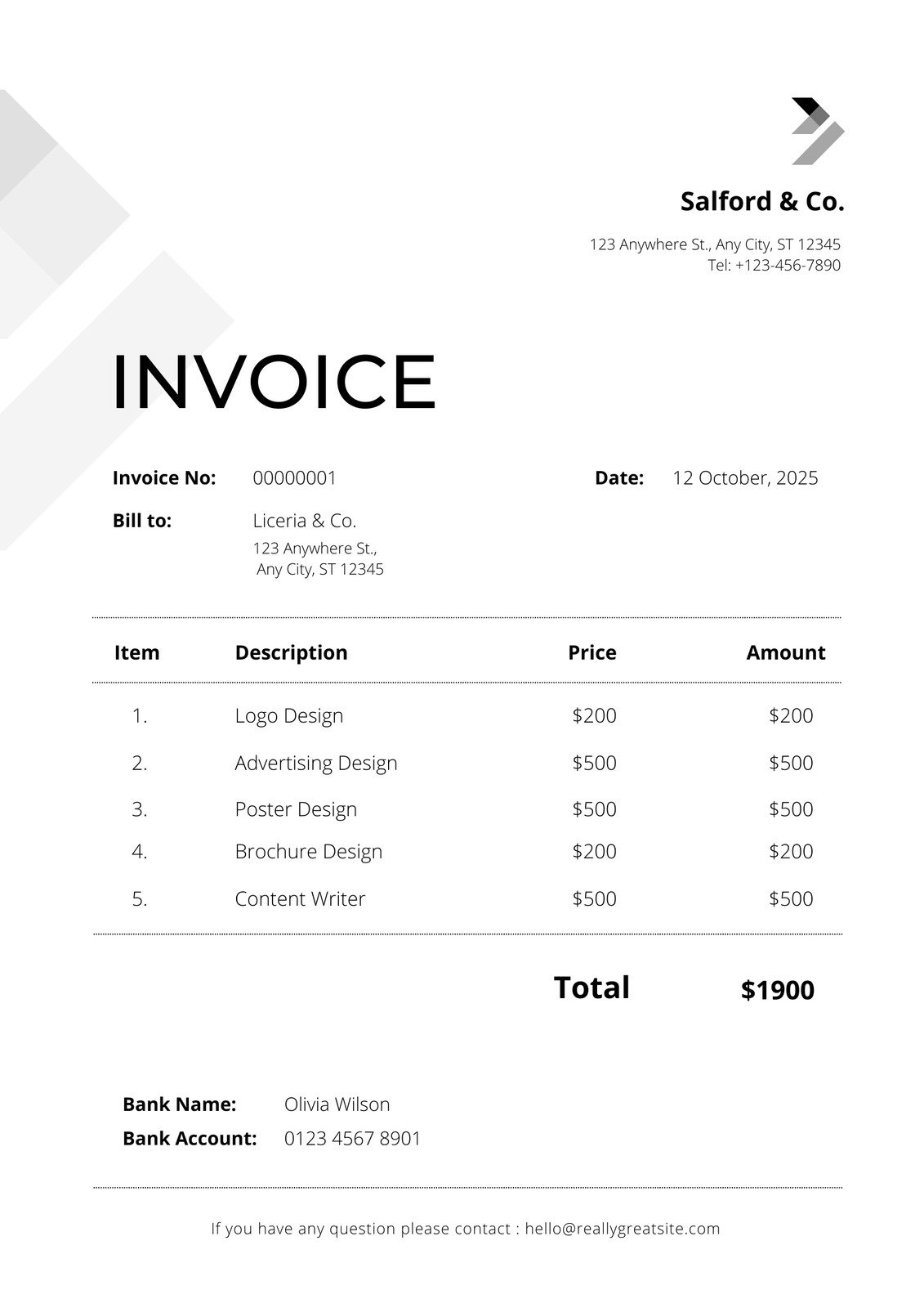 Free Printable Professional Invoice Templates To Customize Canva