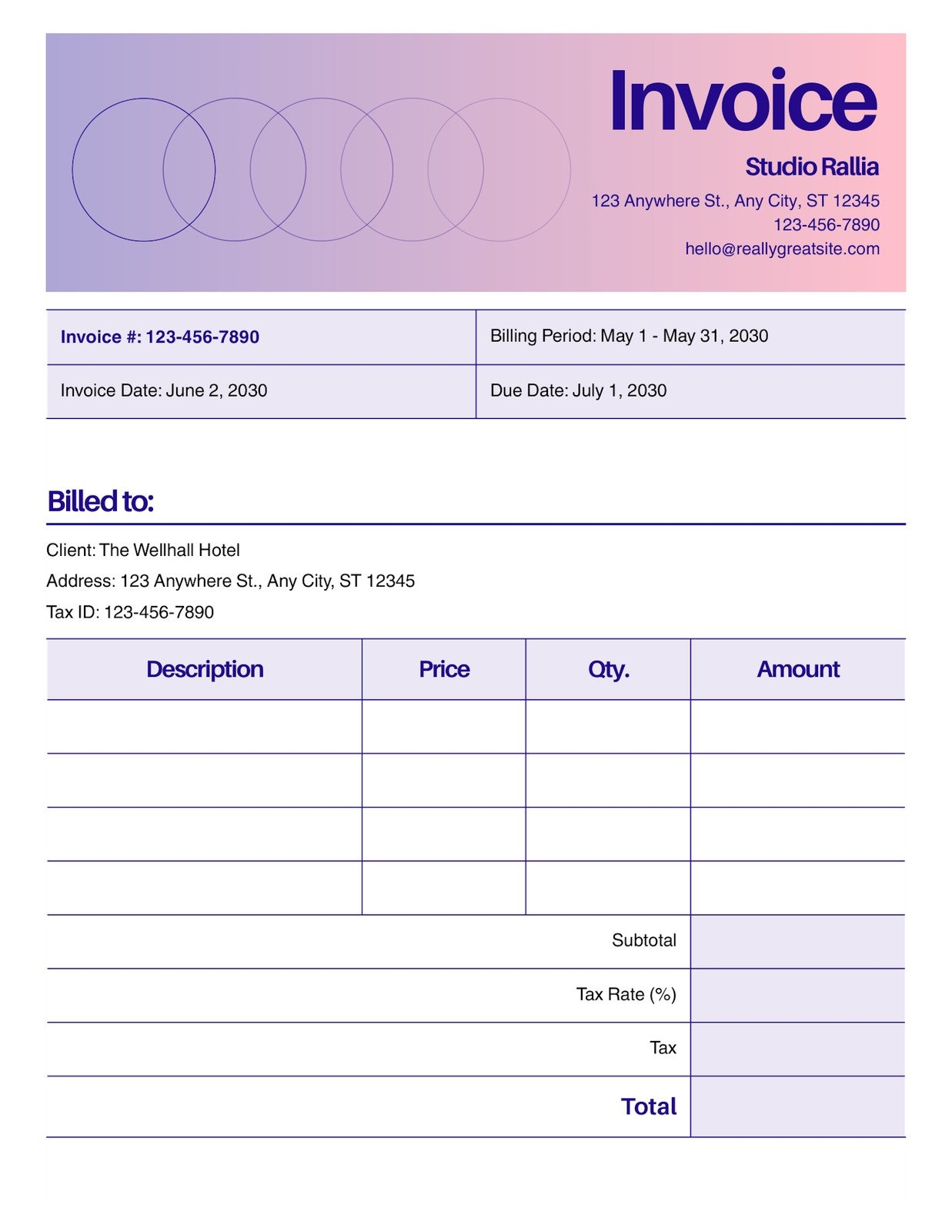Free Printable Professional Invoice Templates To Customize Canva Free Printable Professional Invoice Templates To Customize Canva