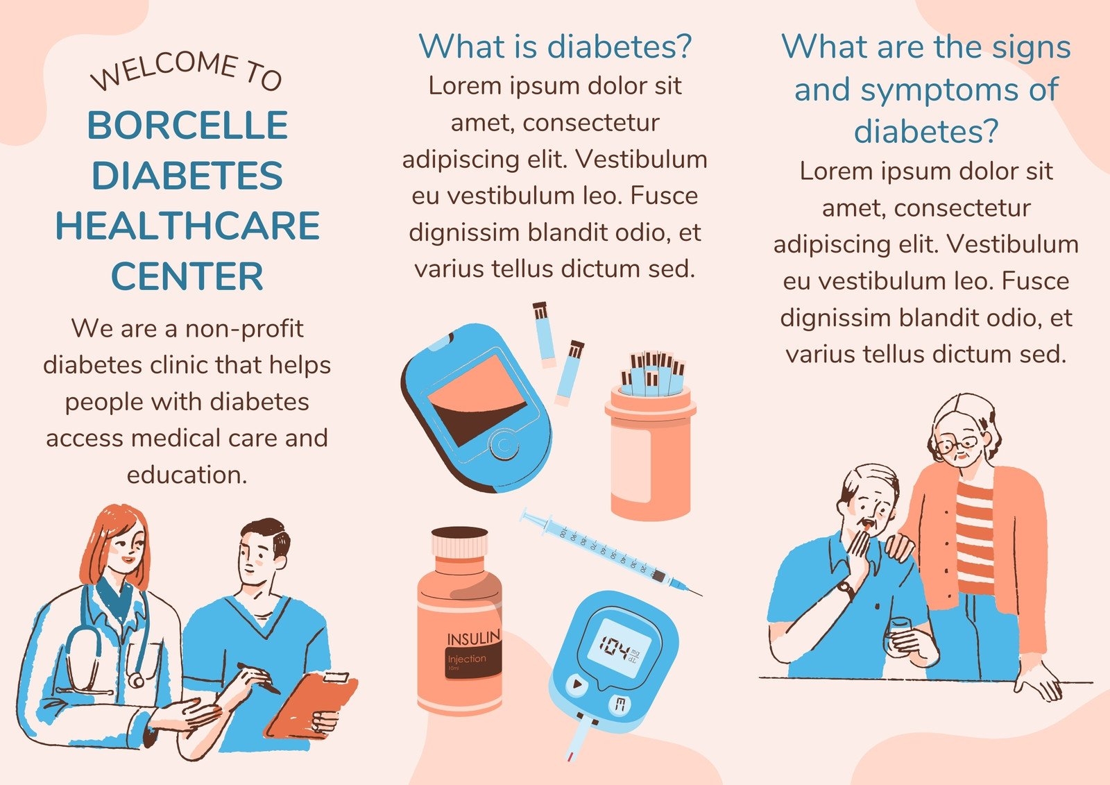 Free Printable Professional Medical Brochure Templates Canva