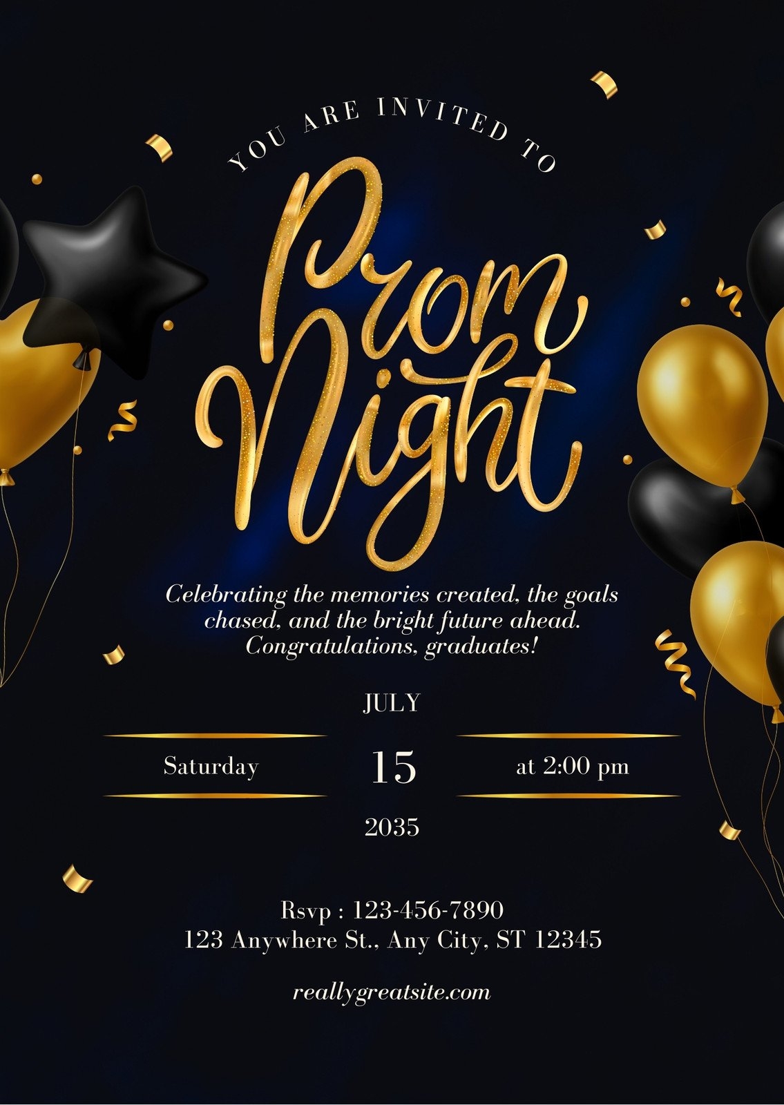 Free Printable Prom Invitation Templates To Customize Canva Free Printable Prom Invitation Templates To Customize Canva
