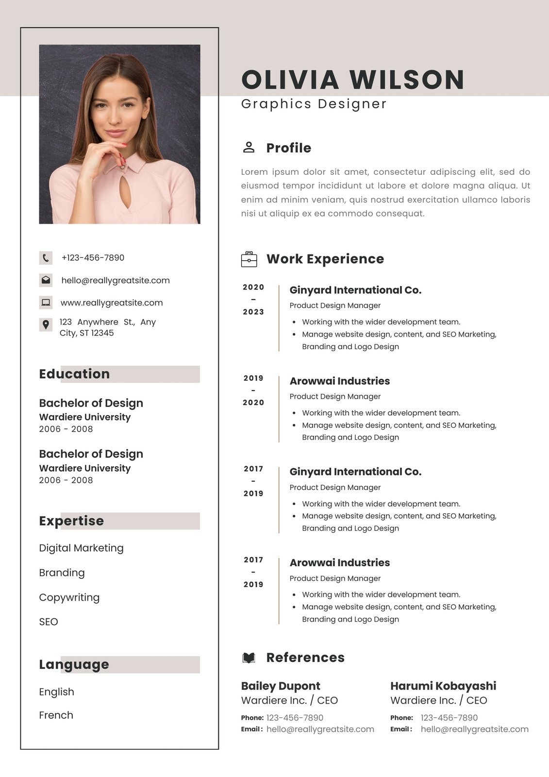 Free Printable Resume Templates You Can Customize Canva Free Printable Resume Templates You Can Customize Canva