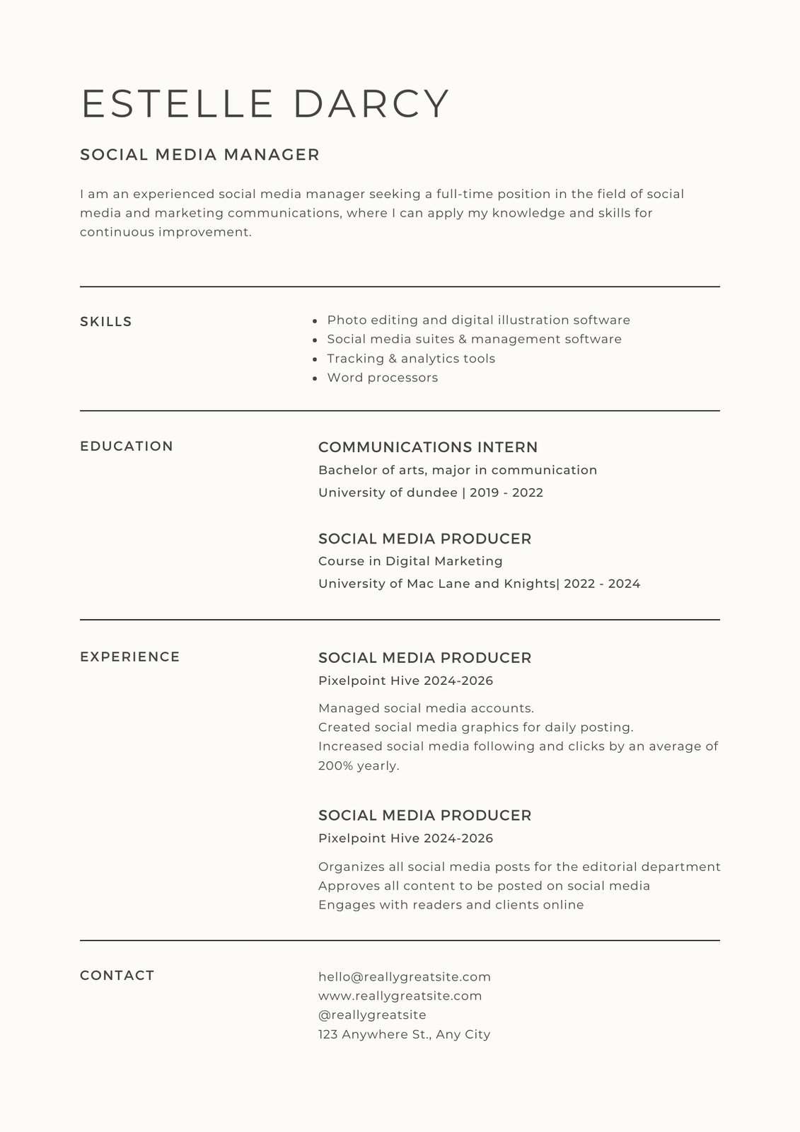 Free Printable Resume Templates You Can Customize Canva