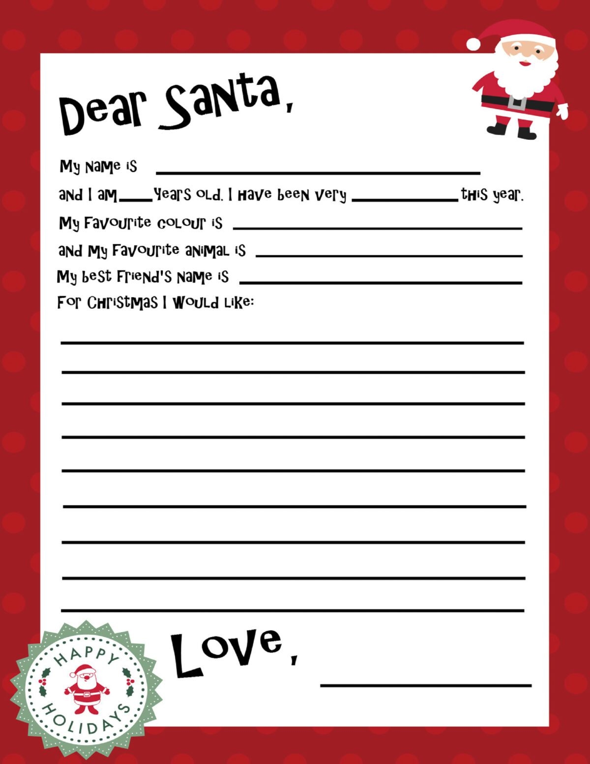 Free Printable Letter I Template