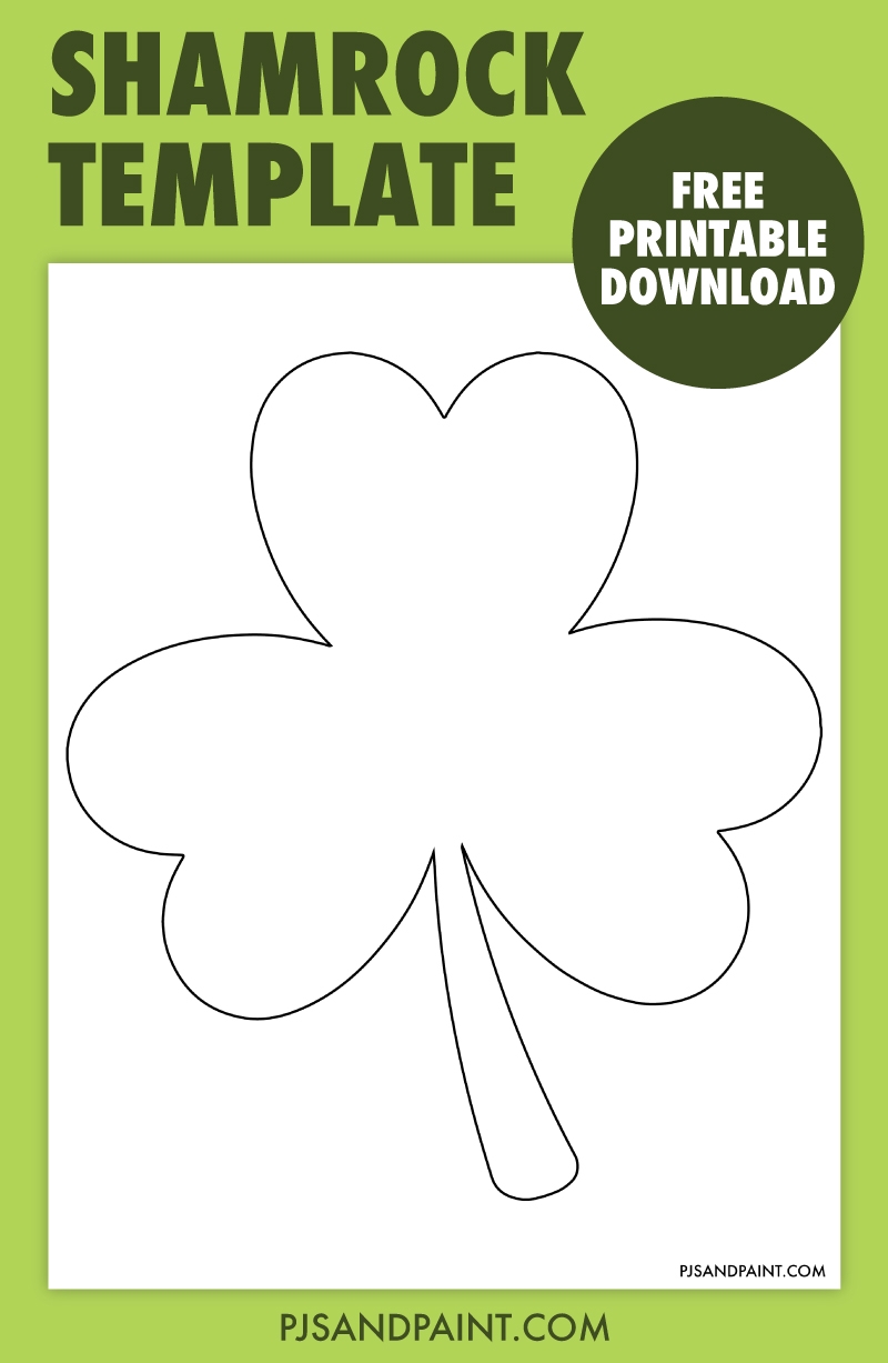 Free Printable Shamrock Templates