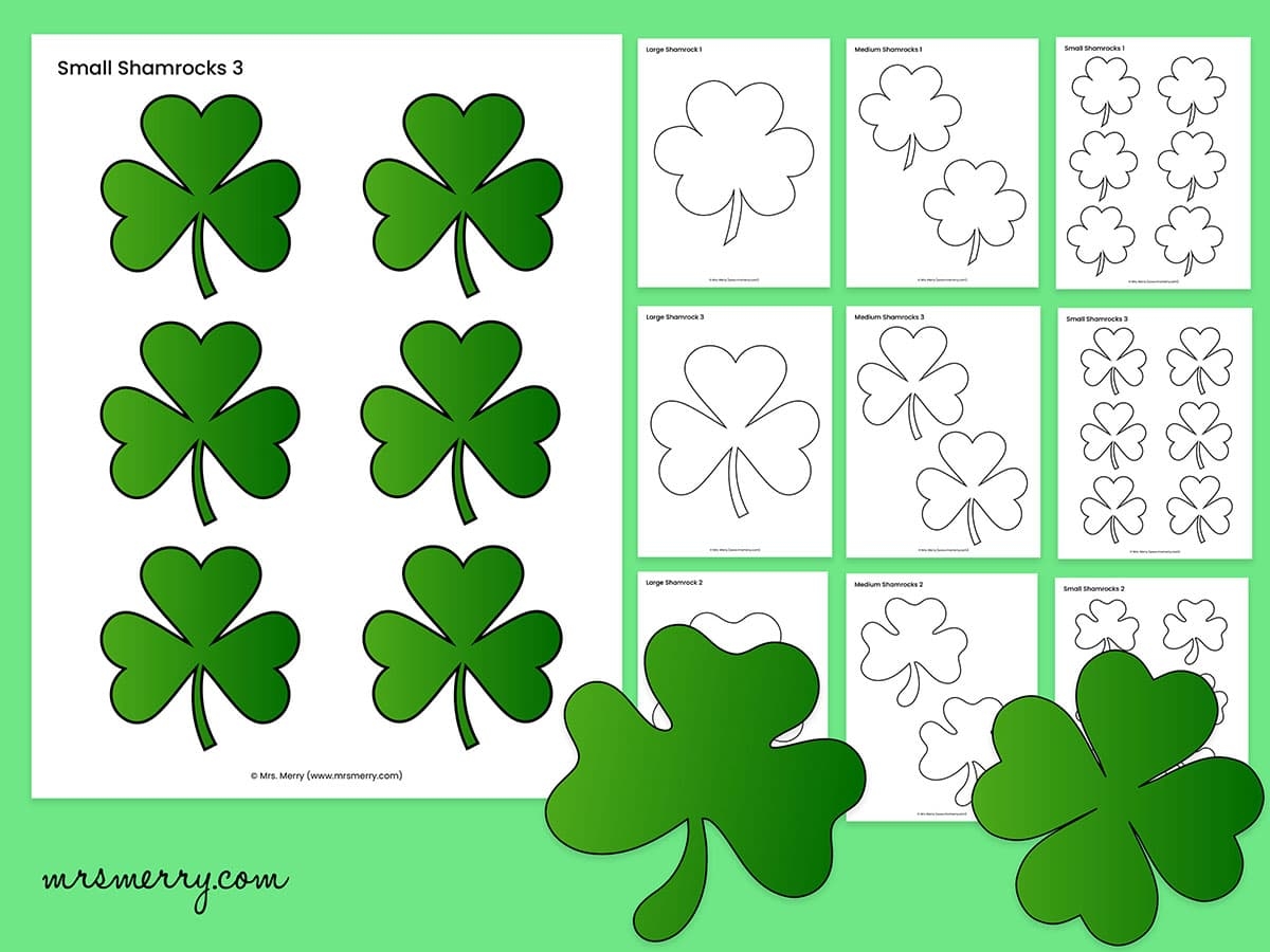 Free Printable Shamrock Templates For Crafts Mrs Merry Worksheets Library Free Printable Shamrock Templates For Crafts Mrs Merry Worksheets Library